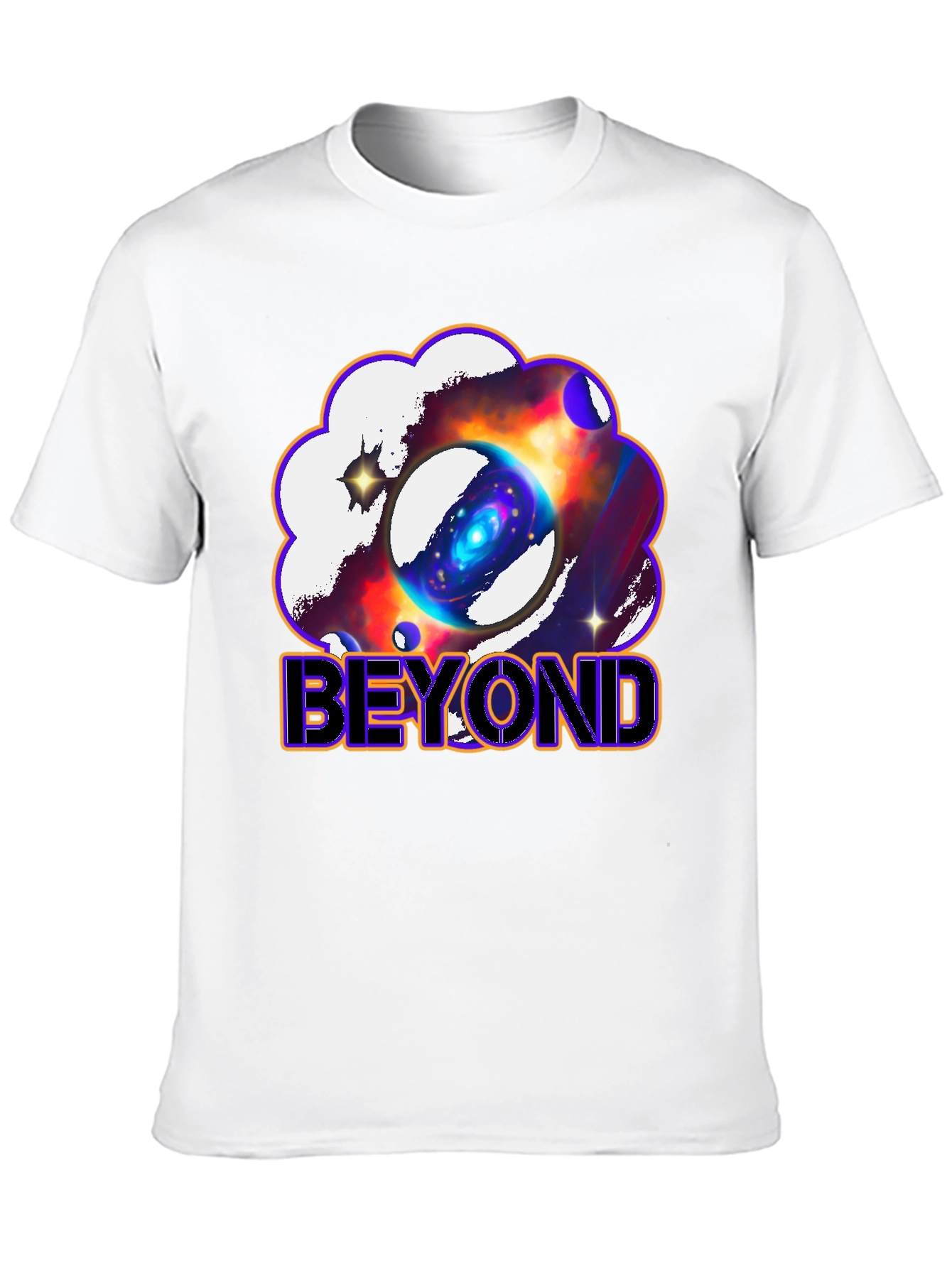 Beyond Galaxy Graphic Print T-Shirt - Unisex