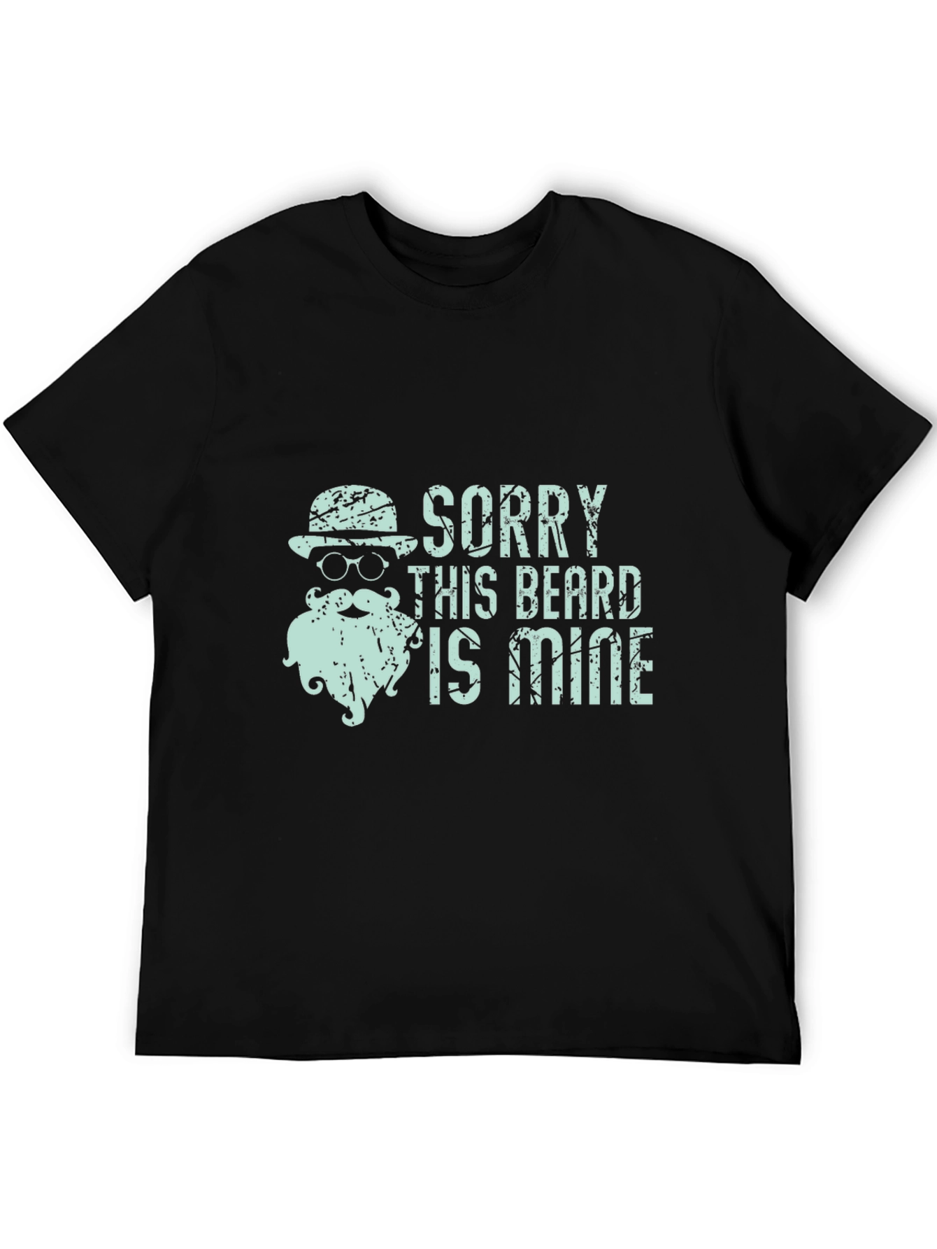Sorry This Beard Is Mine Funny T-Shirt