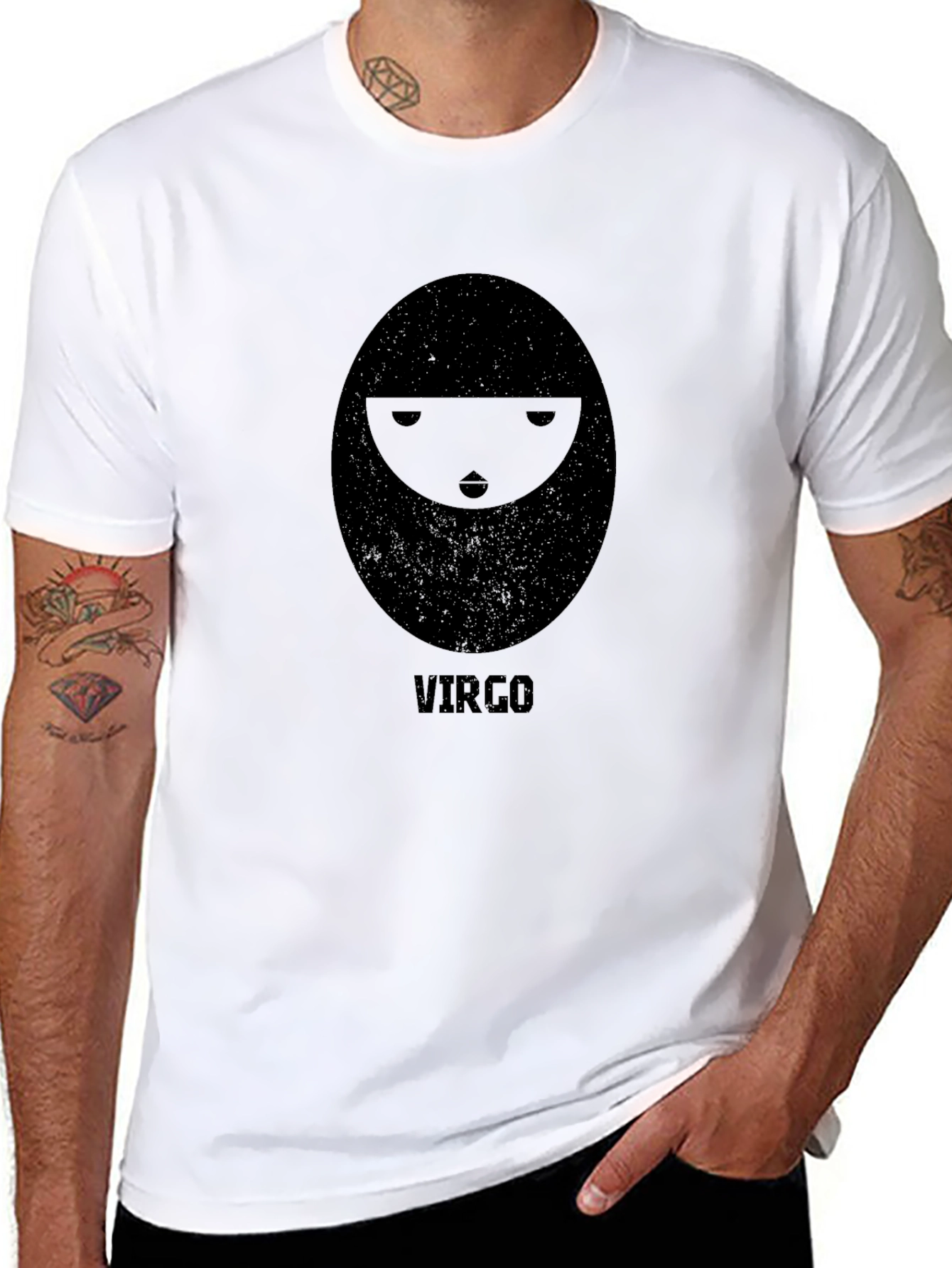 Virgo Zodiac Graphic Tee - Modern Astrology T-Shirt