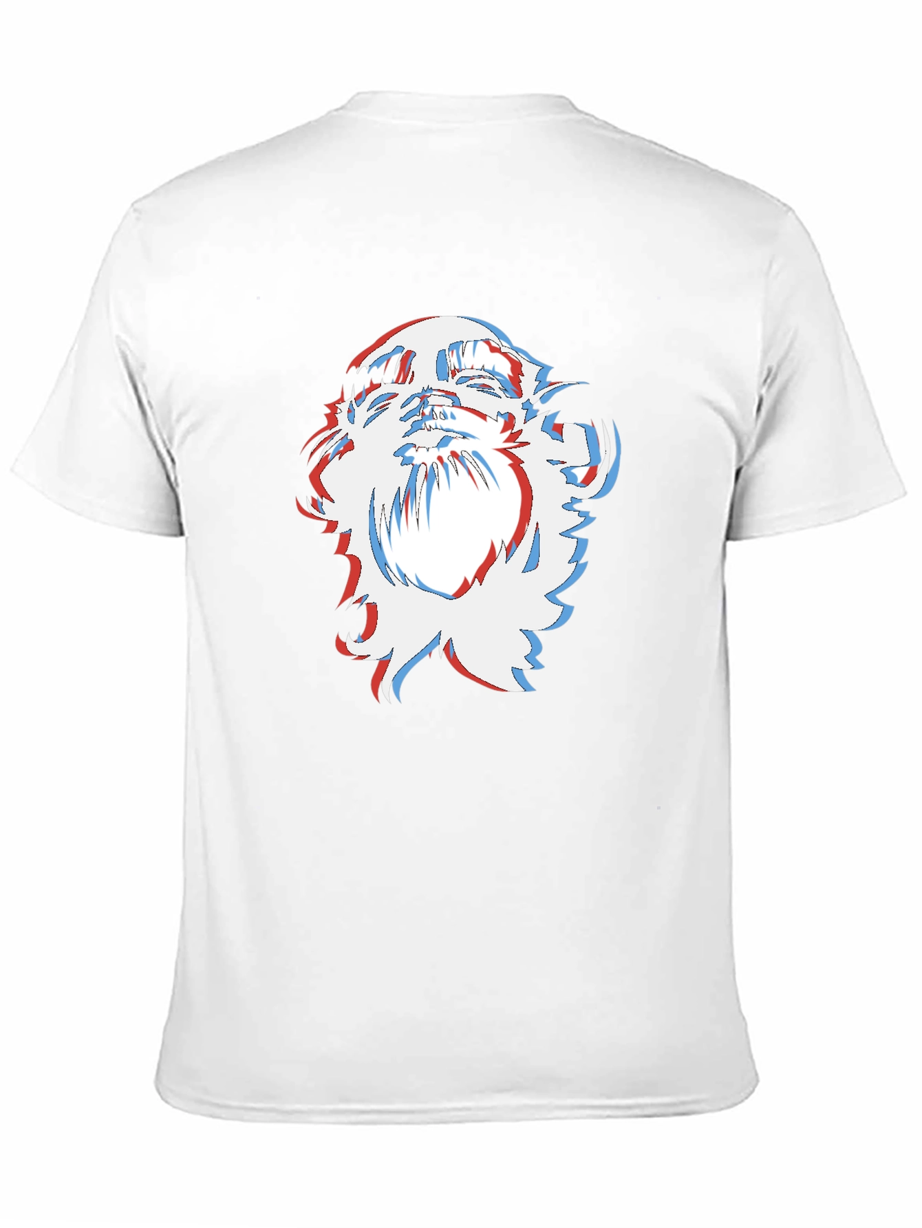 Cool Graphic Tee - Fuzzy Face Design