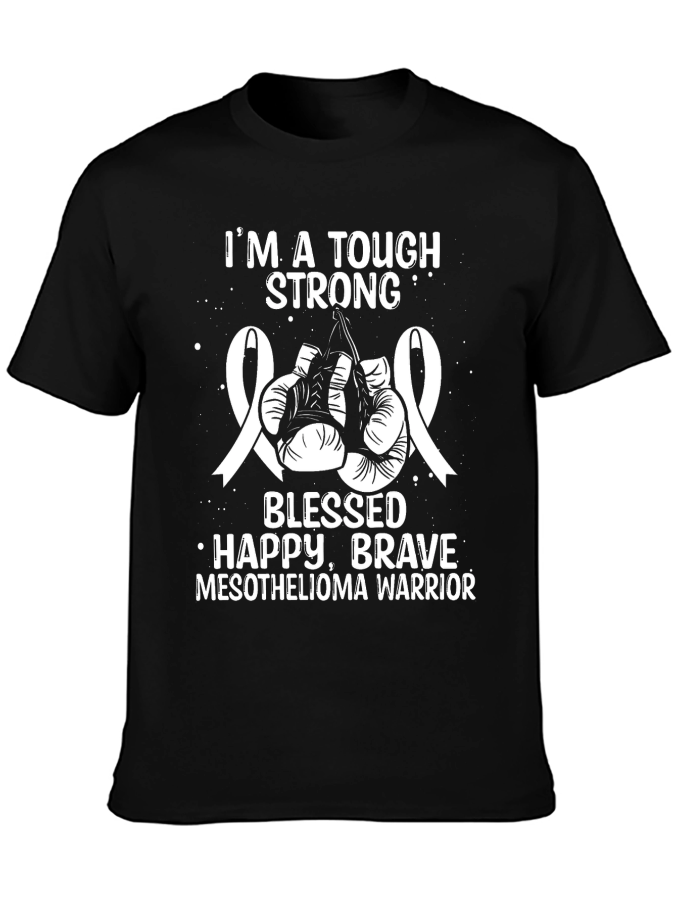 Tough Mesothelioma Warrior Graphic Tee