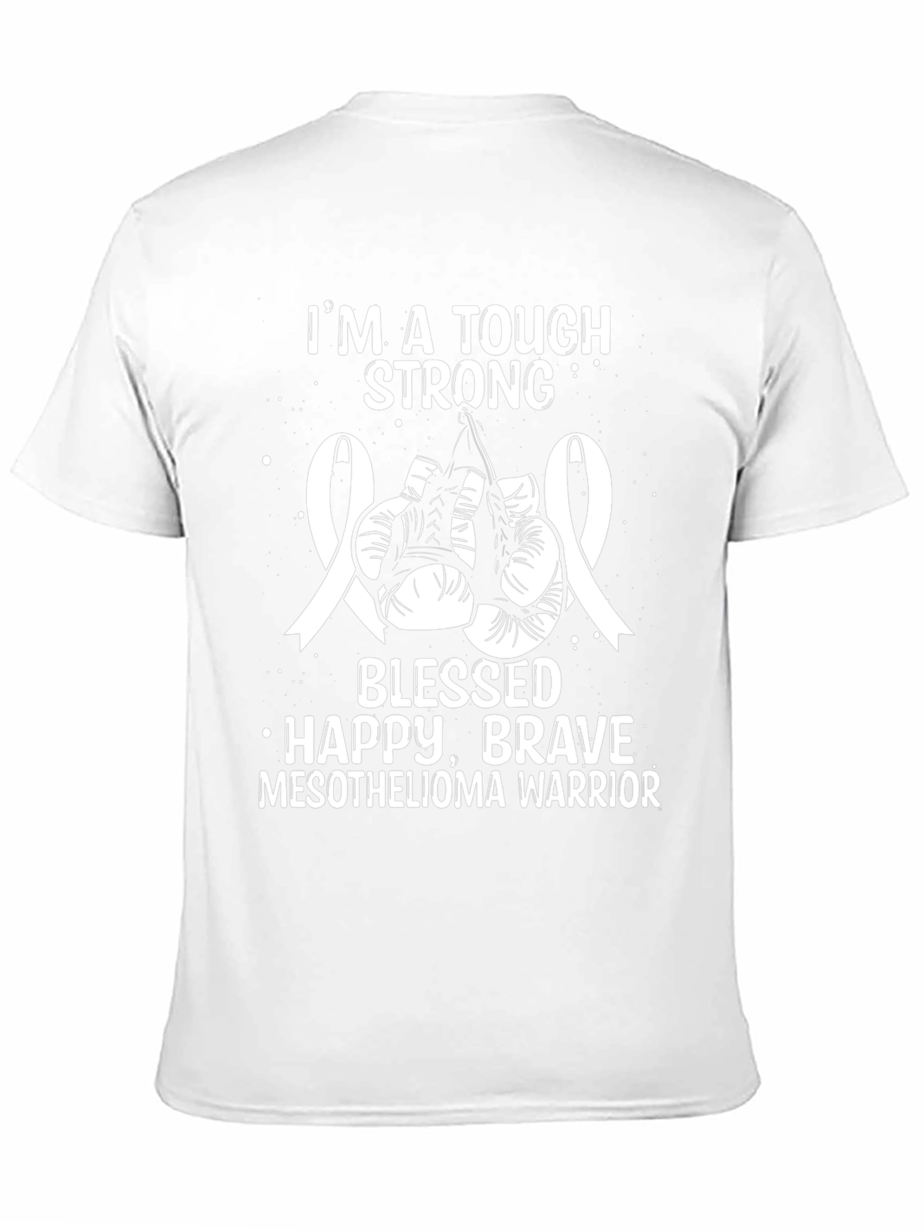 Tough Mesothelioma Warrior Graphic Tee