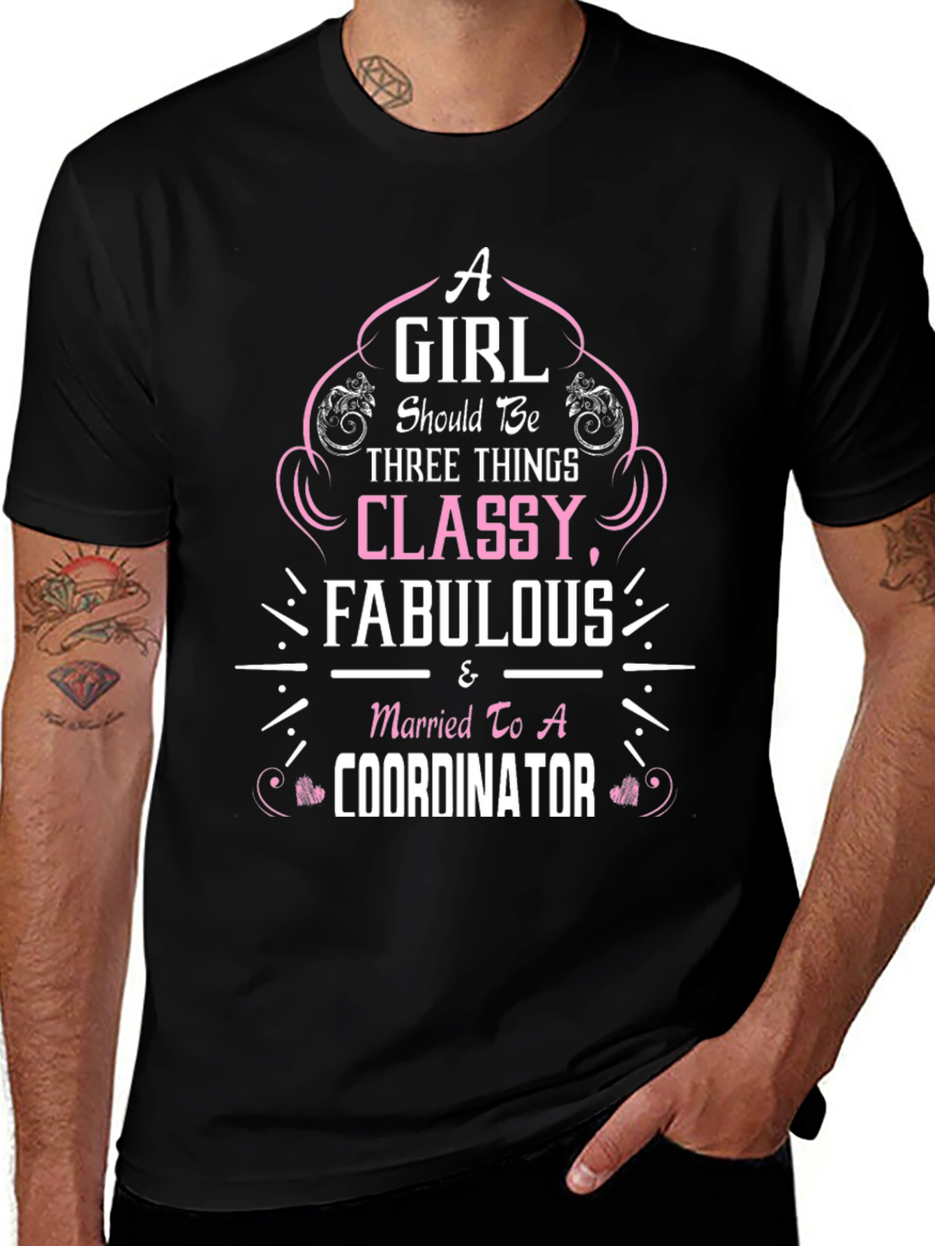 Classy Fabulous Coordinator Wife T-Shirt