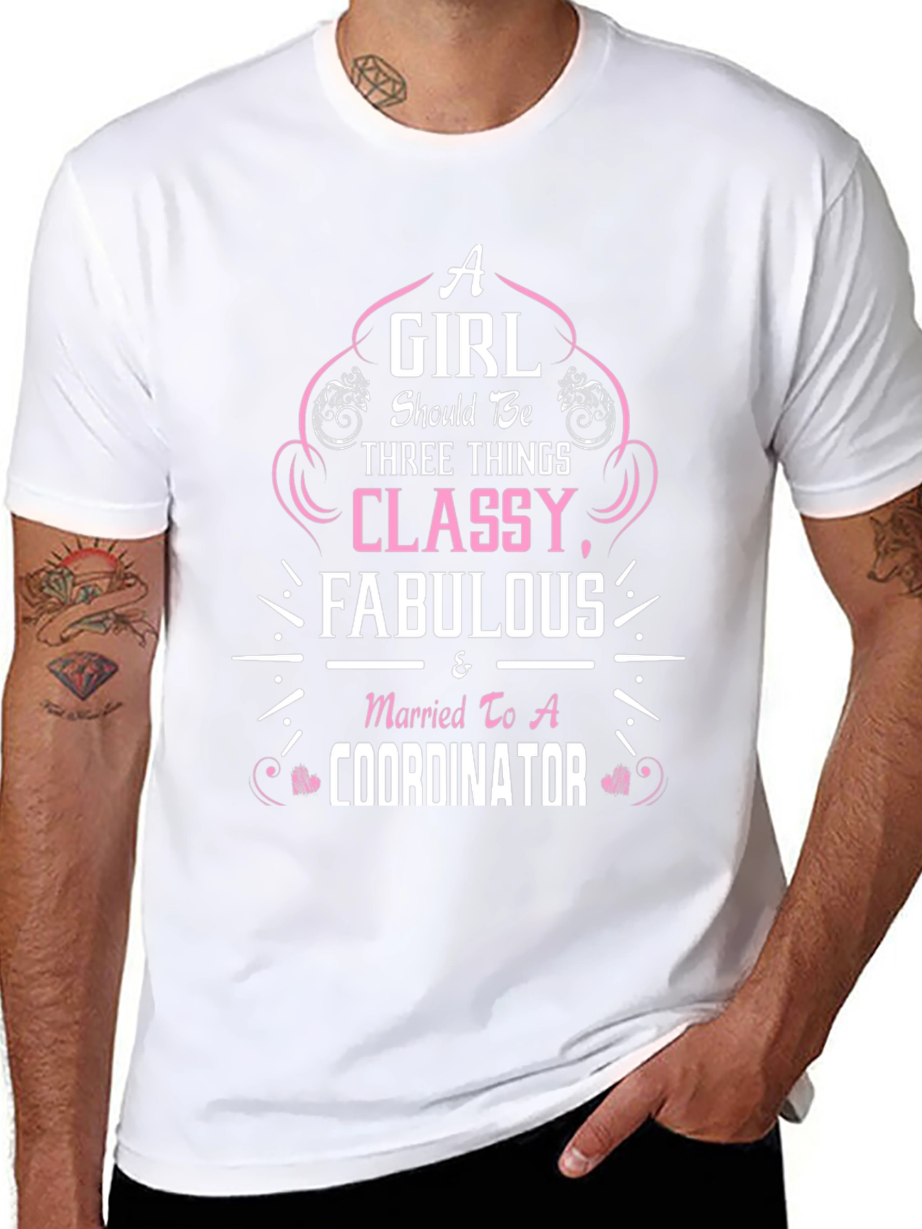 Classy Fabulous Coordinator Wife T-Shirt