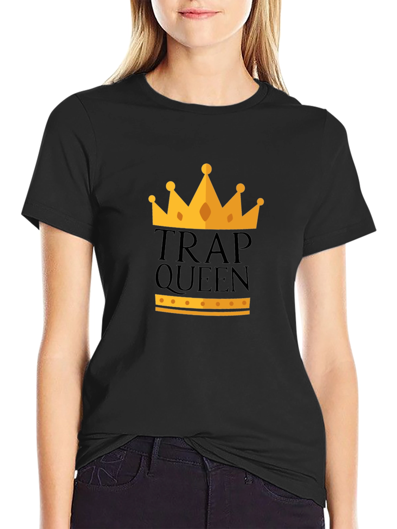 Trap Queen Crown Graphic Tee - Stylish Mens T-Shirt