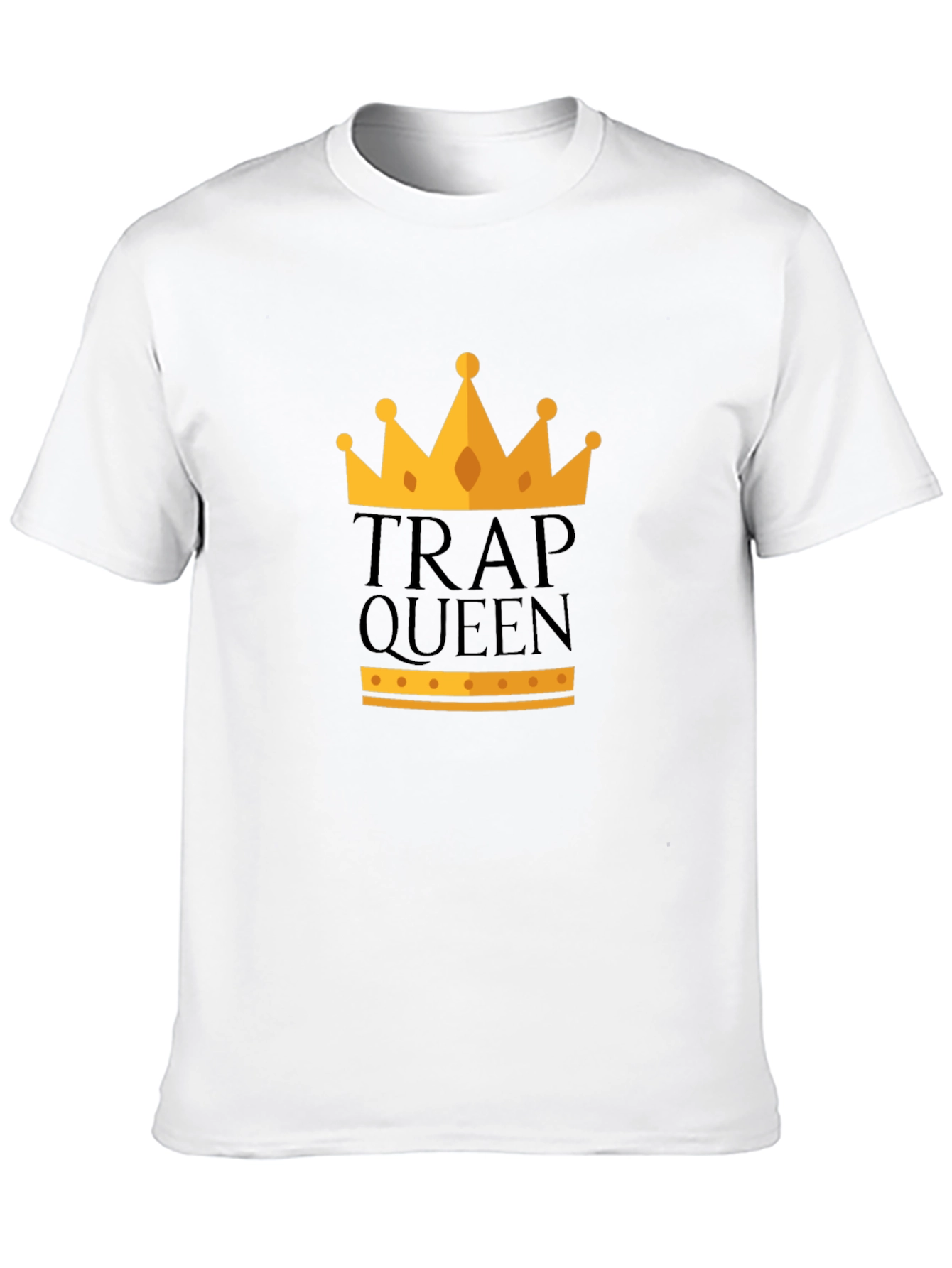 Trap Queen Crown Graphic Tee - Stylish Mens T-Shirt
