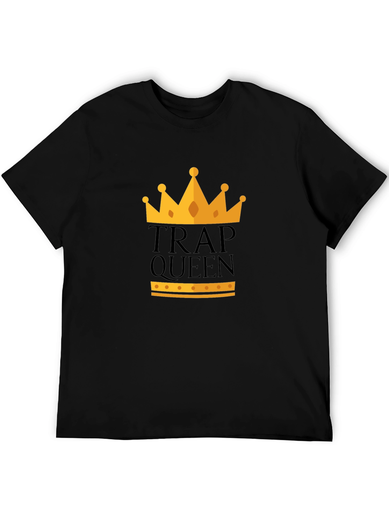 Trap Queen Crown Graphic Tee - Stylish Mens T-Shirt
