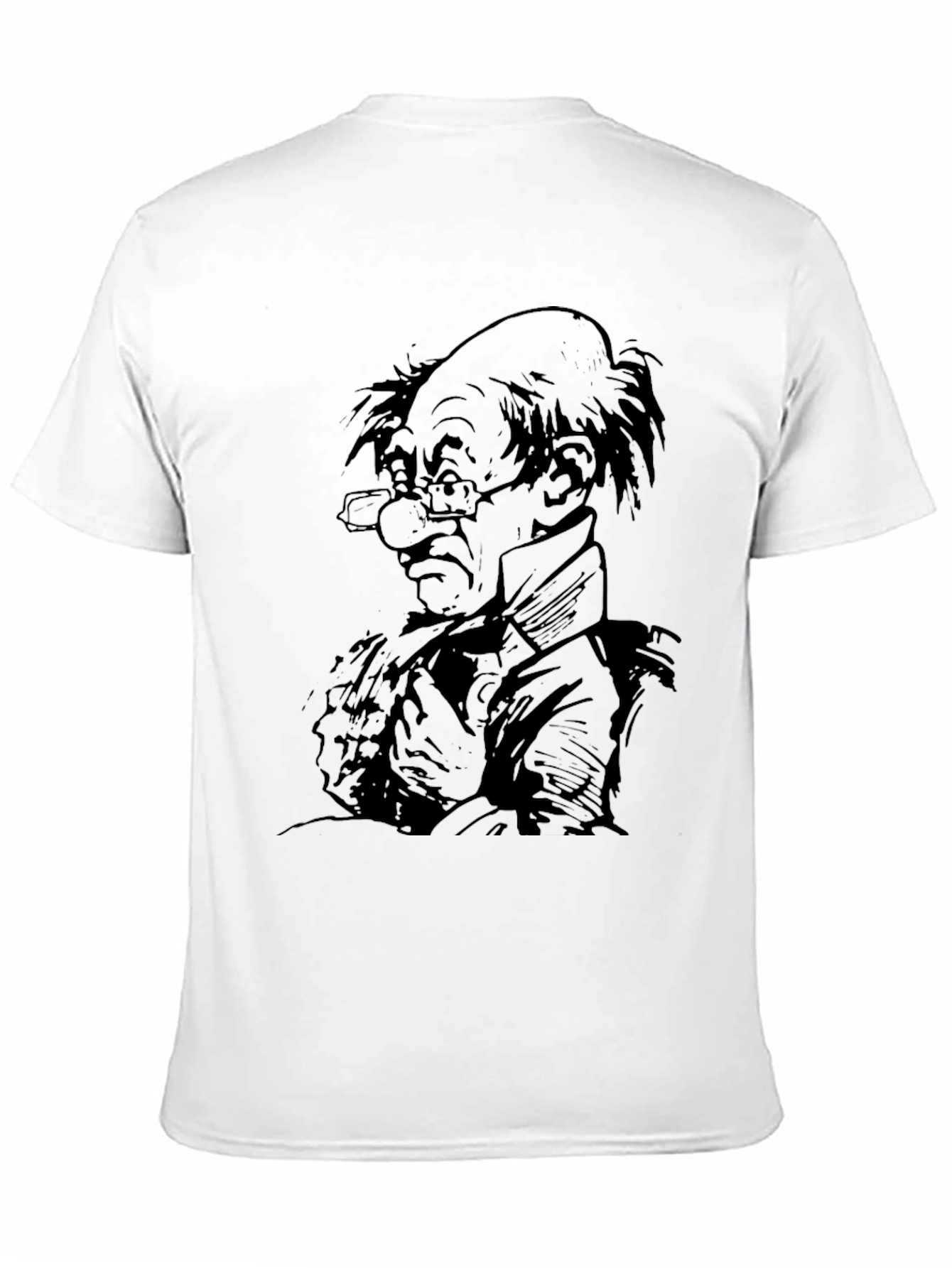 Cartoon Character Graphic Black T-Shirt