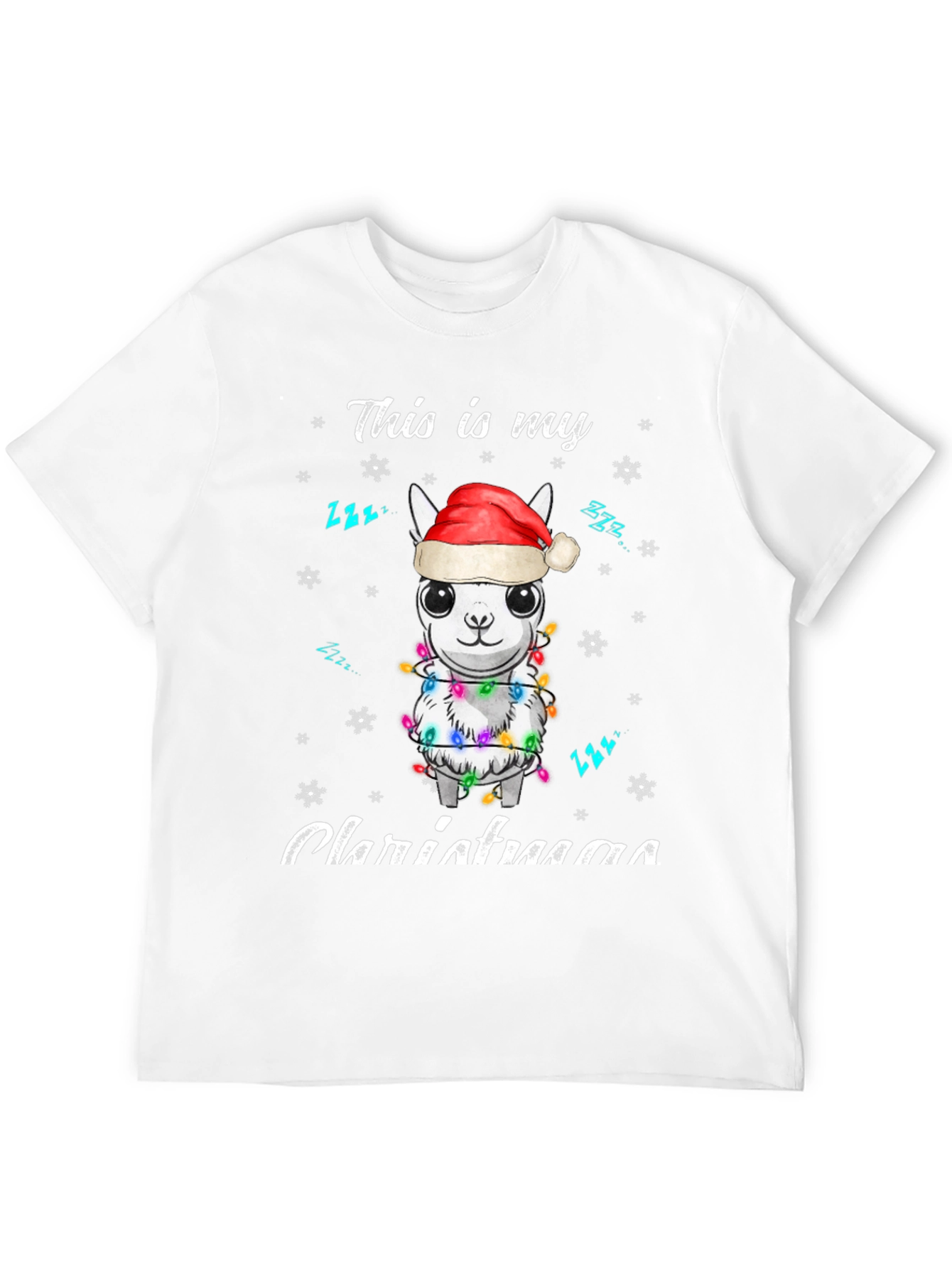 Christmas Llama T-Shirt - This is my Christmaaa