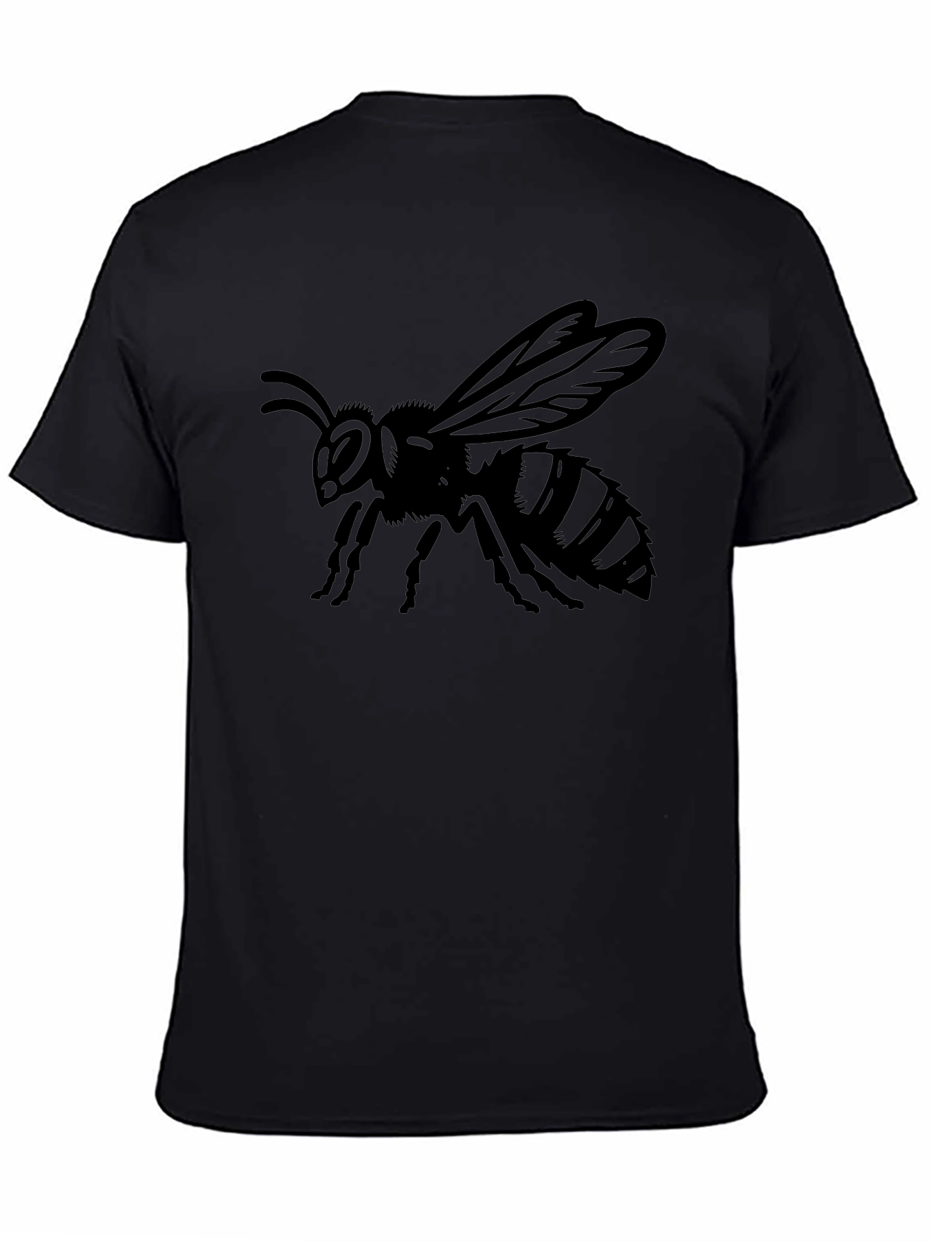Black Bee Graphic Tee - Stylish Insect Design T-Shirt