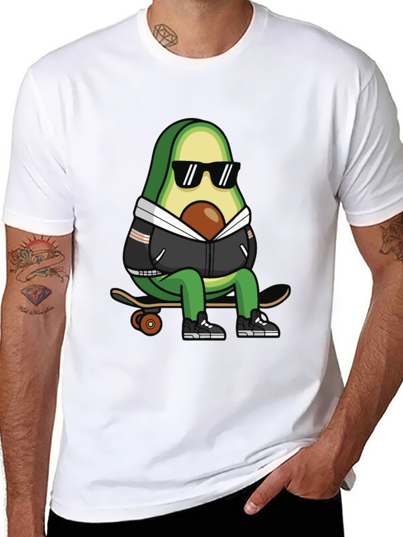 Cool Avocado Skater T-Shirt