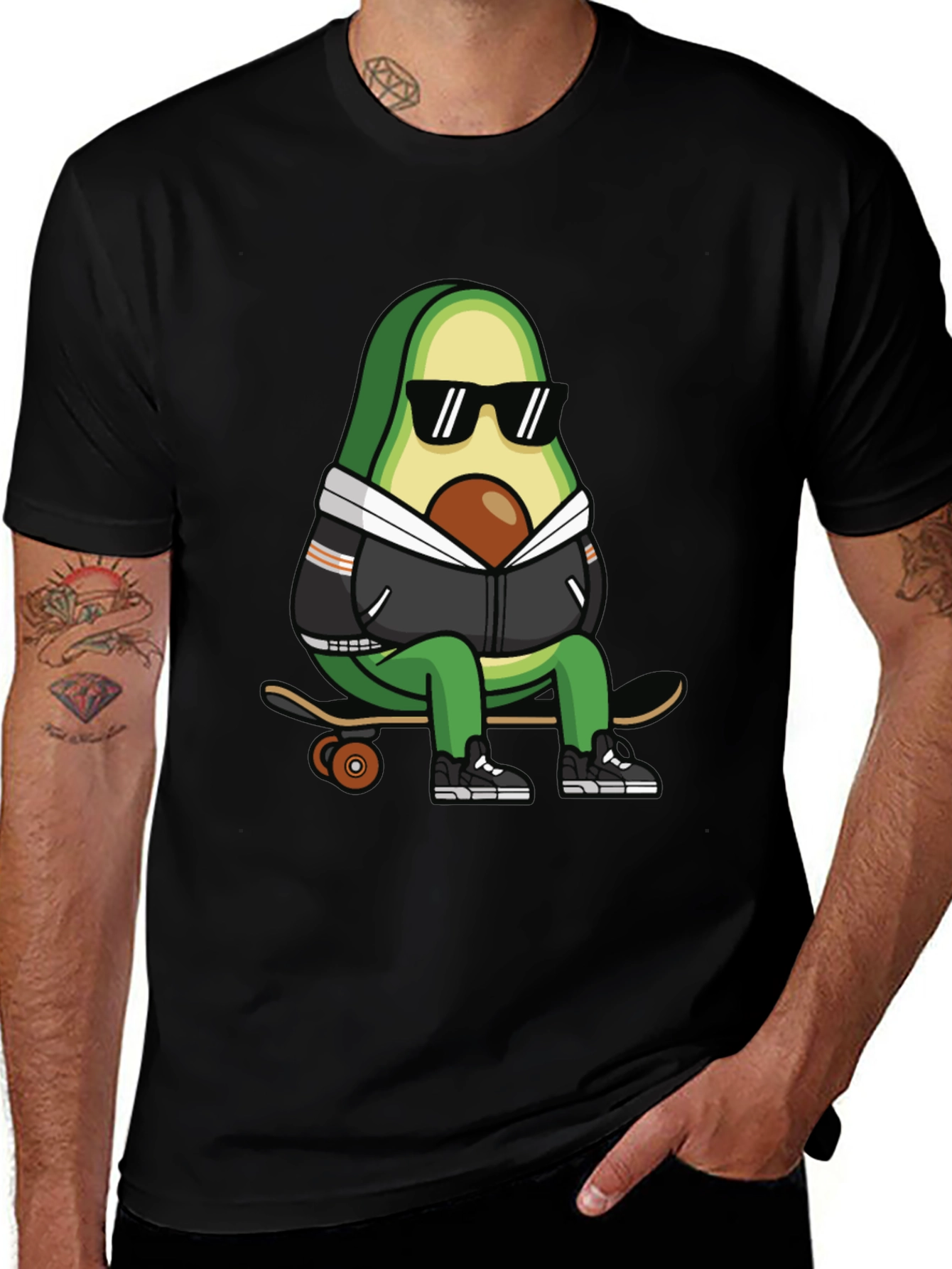 Cool Avocado Skater T-Shirt