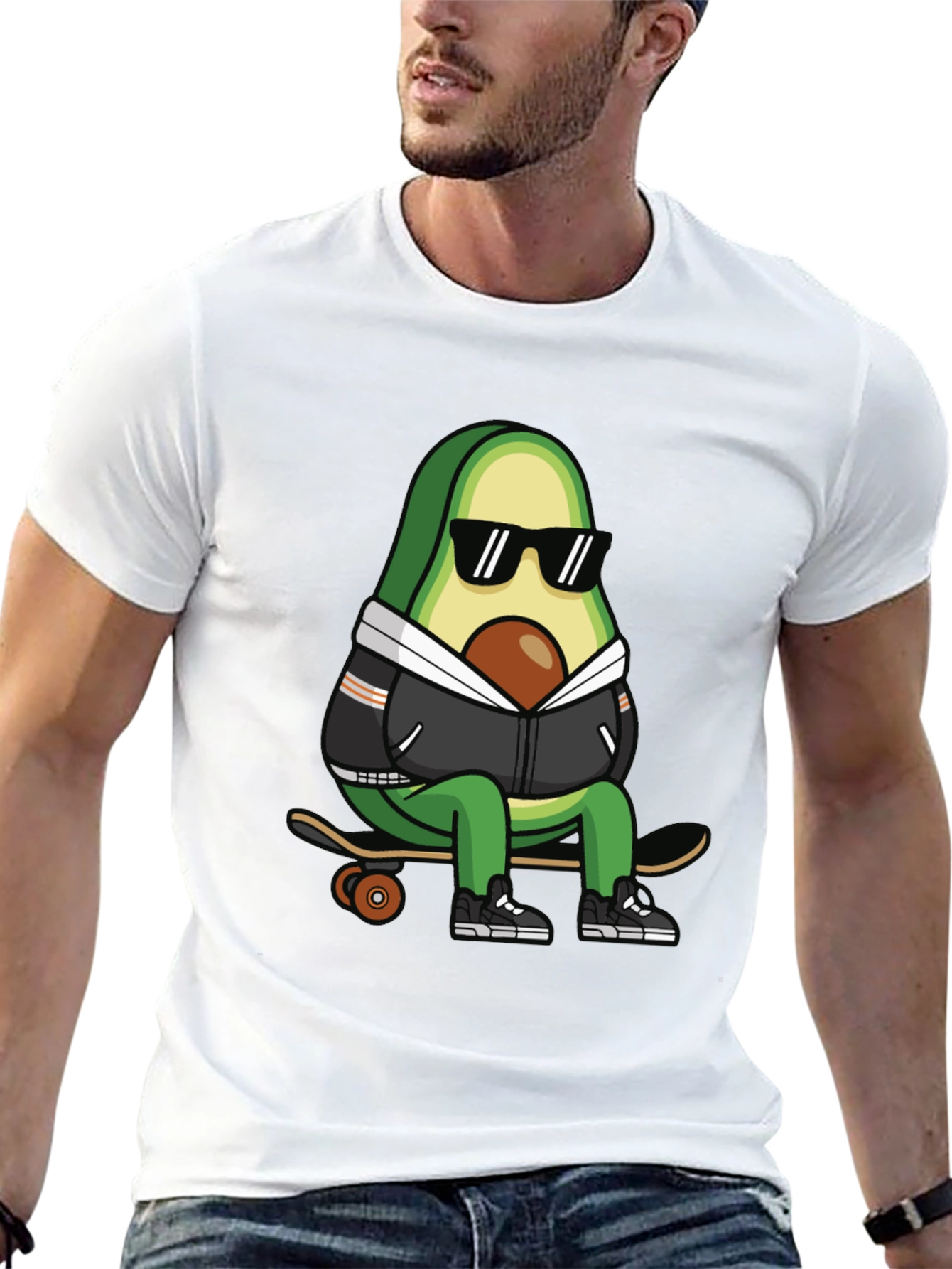 Cool Avocado Skater T-Shirt