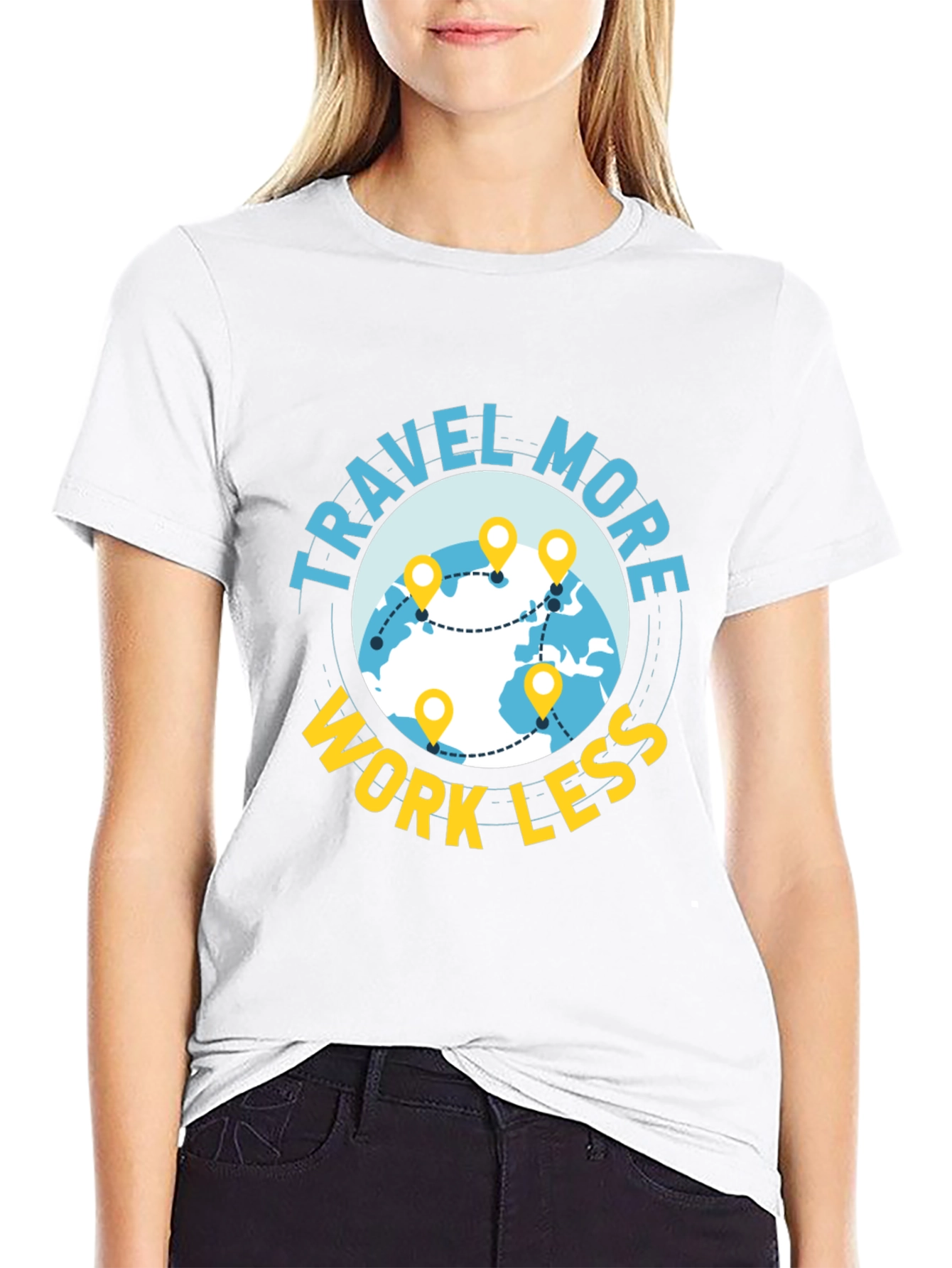 Travel More Work Less T-Shirt