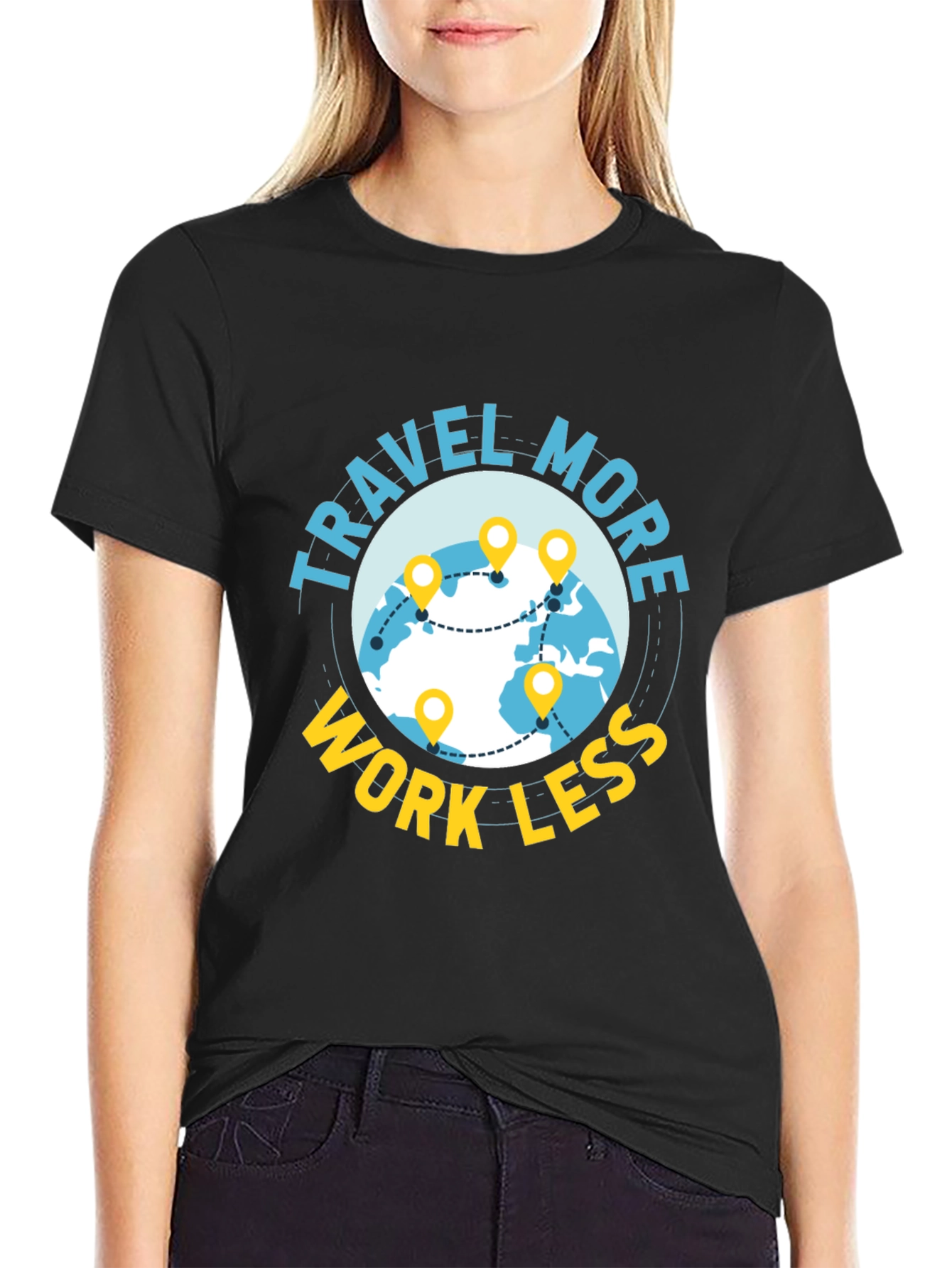Travel More Work Less T-Shirt