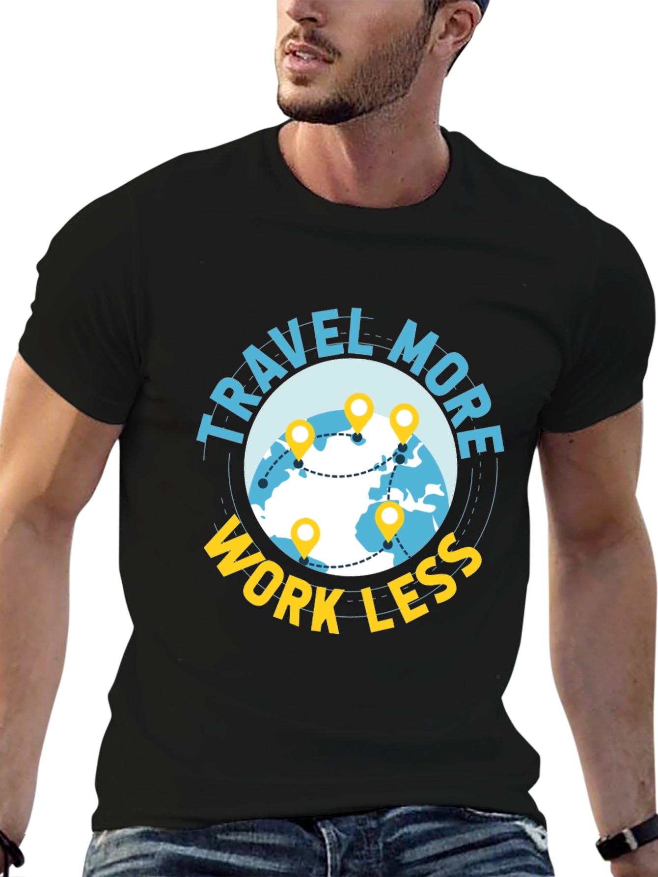 Travel More Work Less T-Shirt
