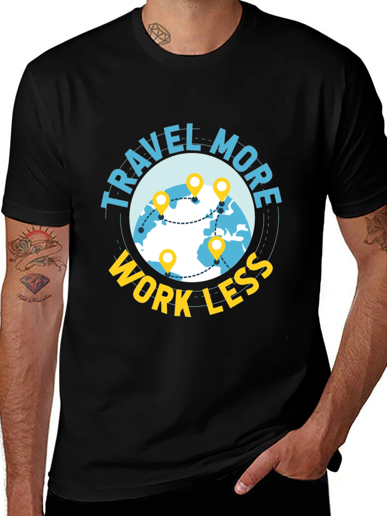 Travel More Work Less T-Shirt