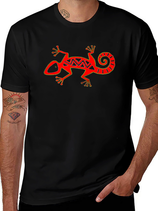 Red Gecko Graphic T-Shirt - Stylish & Unique Design