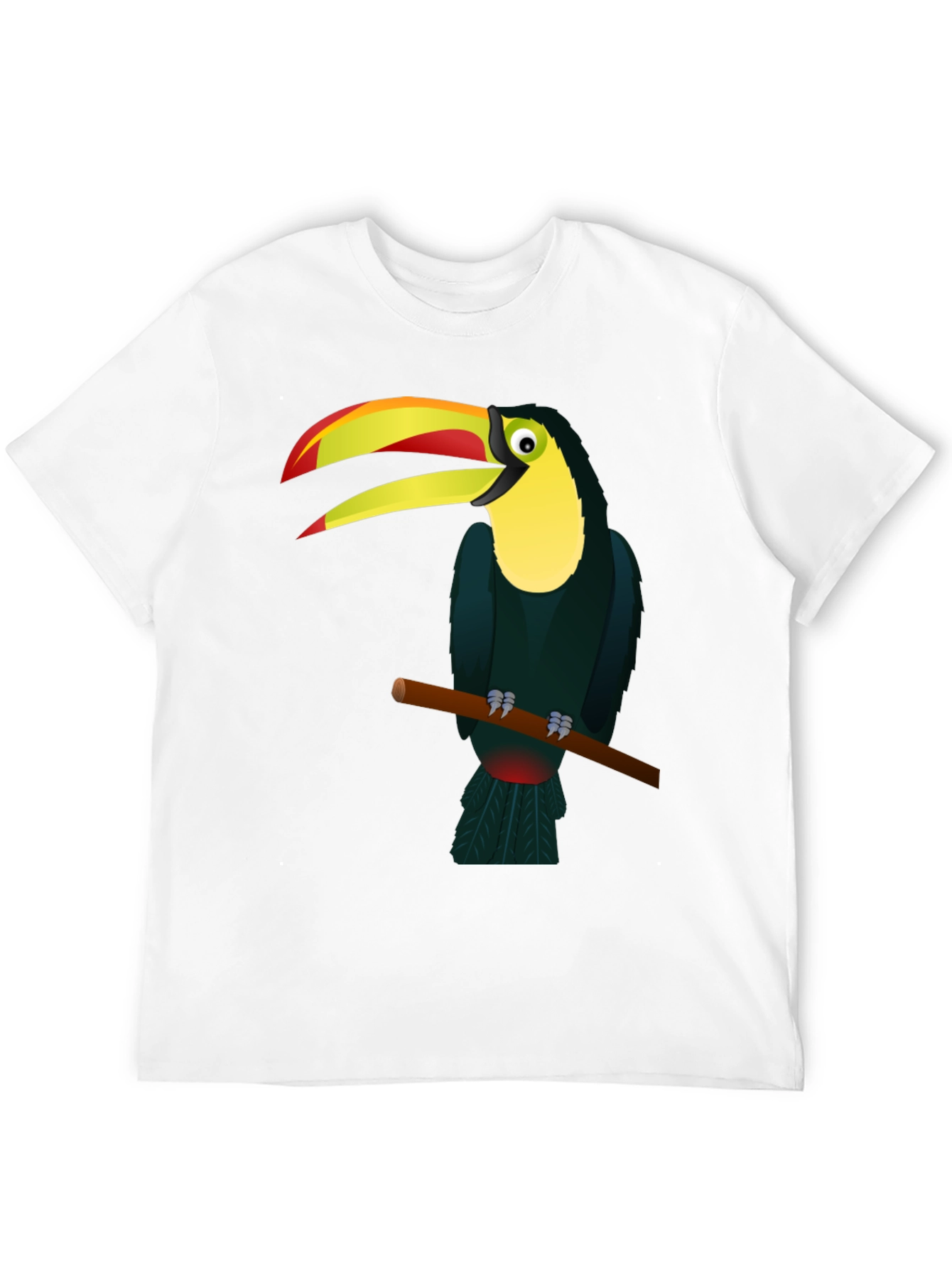Toucan Graphic Black T-Shirt