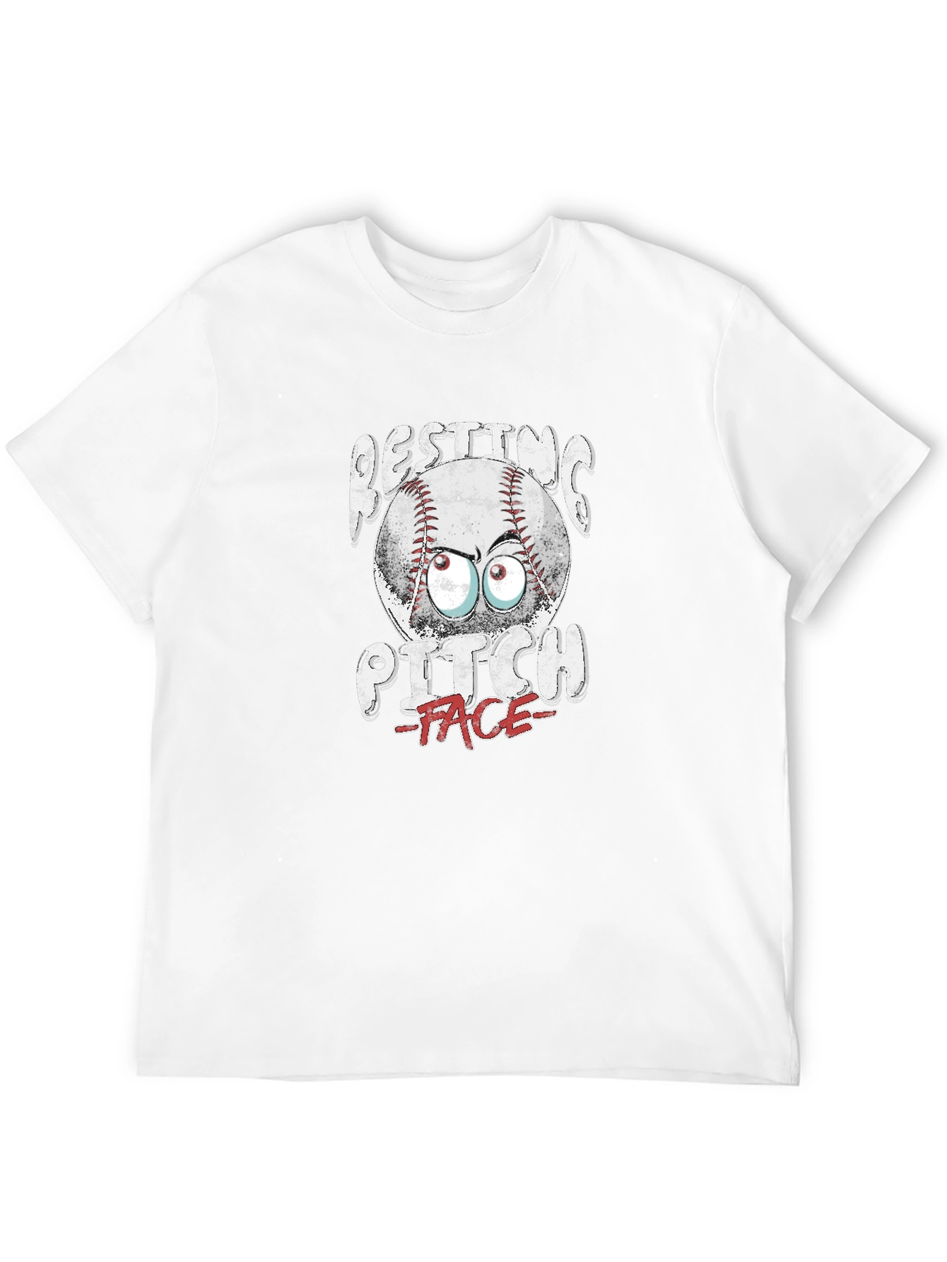 Resting Pitch Face Baseball T-Shirt