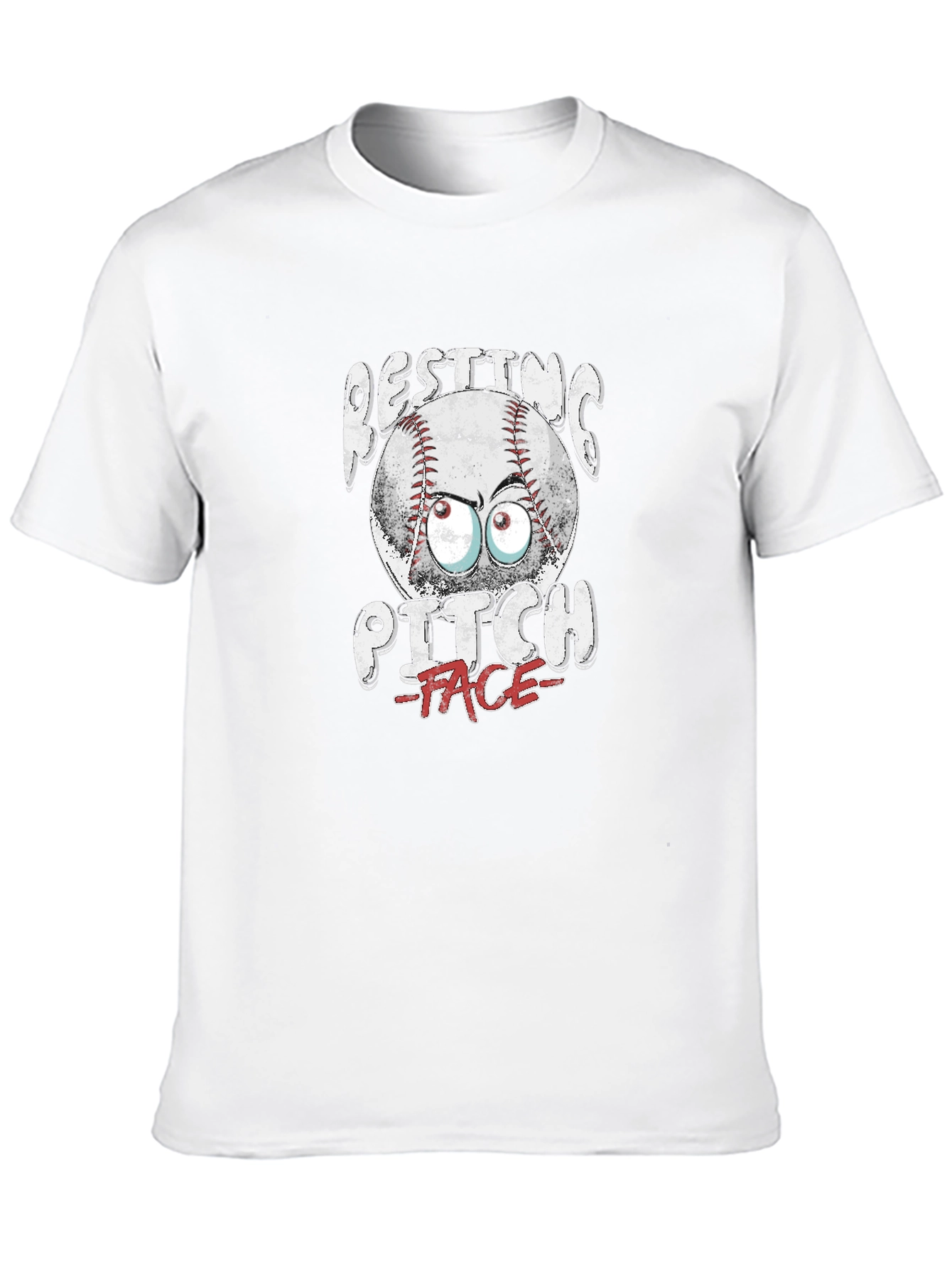 Resting Pitch Face Baseball T-Shirt
