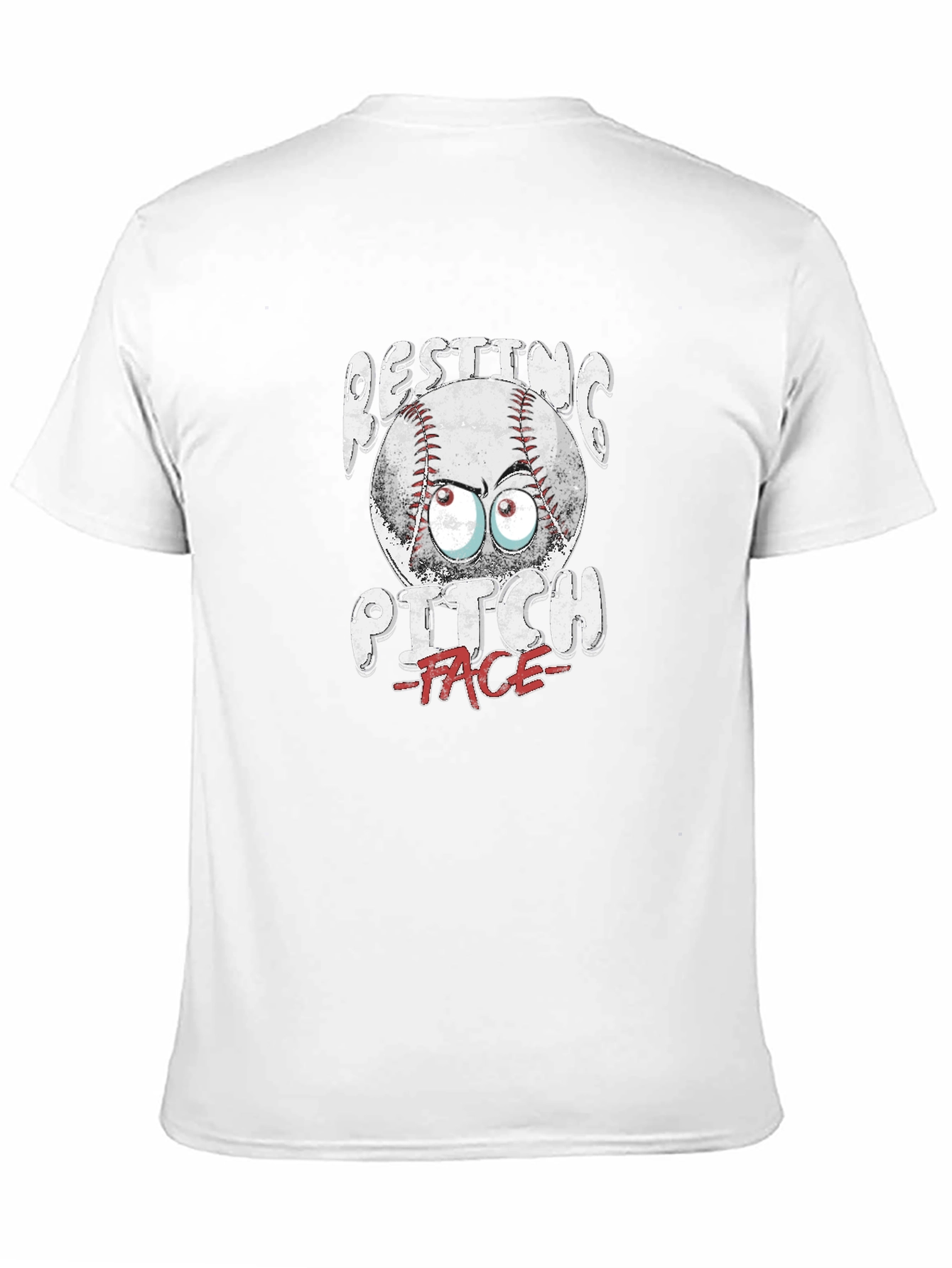 Resting Pitch Face Baseball T-Shirt