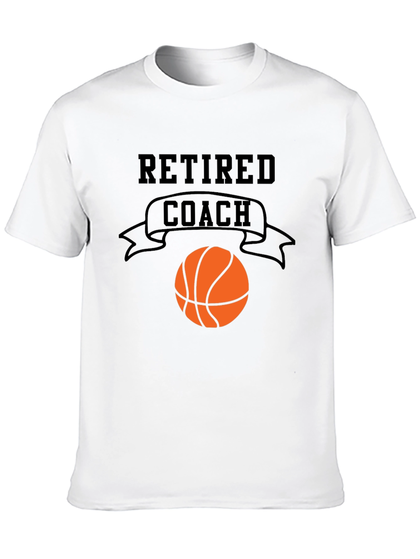 Retired Coach Basketball Graphic T-Shirt