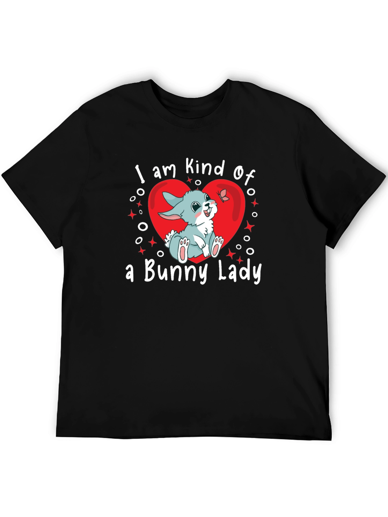 Bunny Lady T-Shirt - Cute Rabbit Graphic Tee