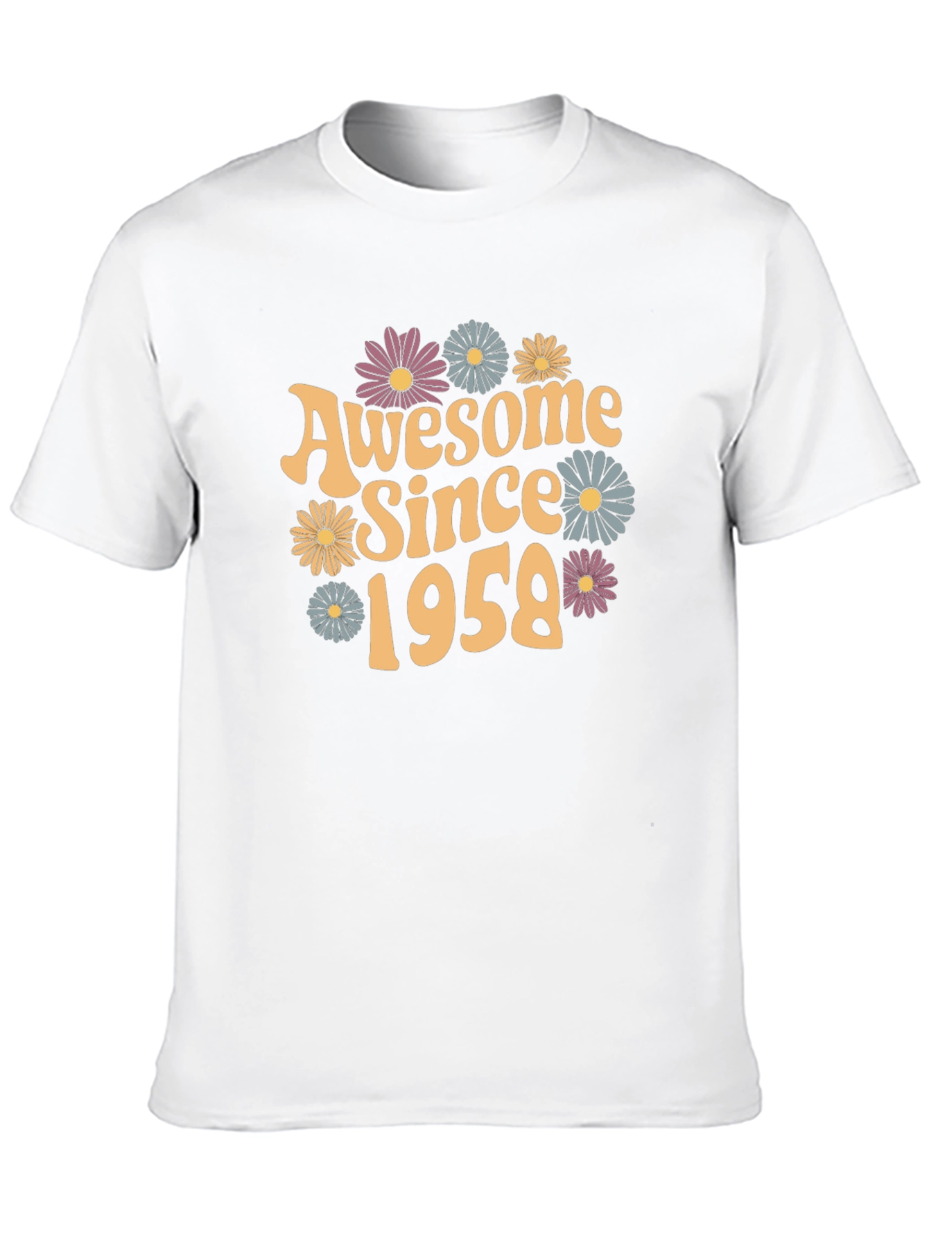 Awesome Since 1958 Floral T-Shirt