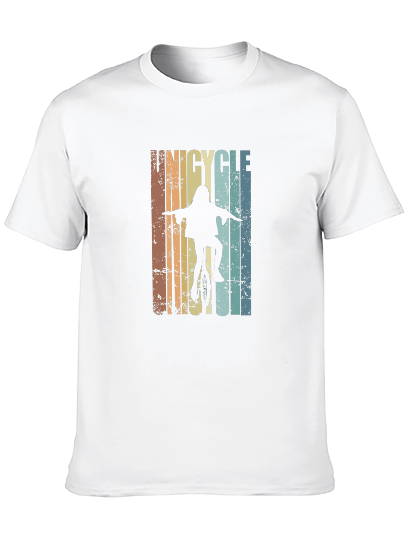 Unicycle Retro Graphic T-Shirt