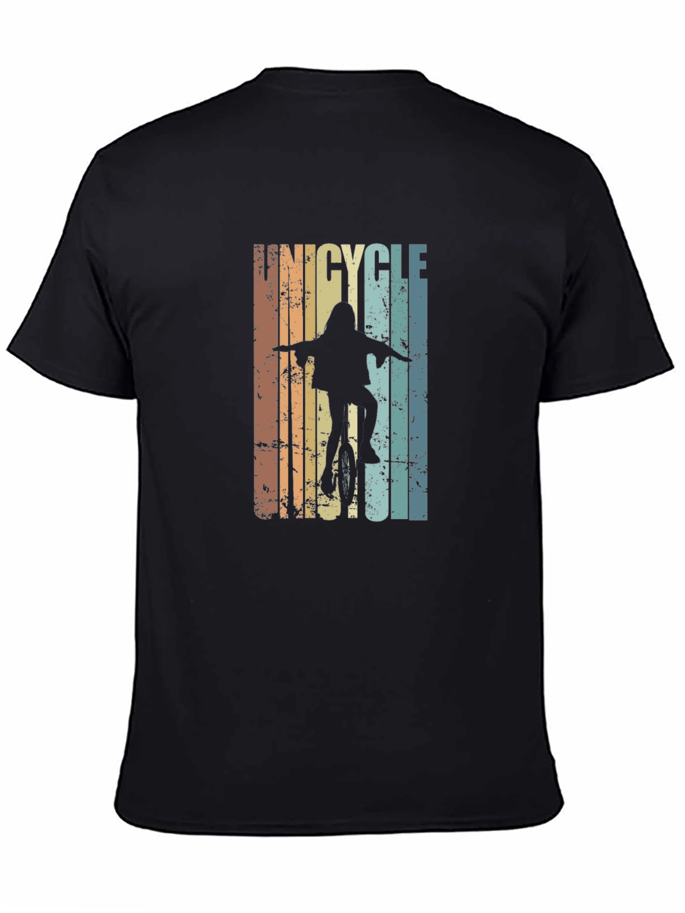 Unicycle Retro Graphic T-Shirt