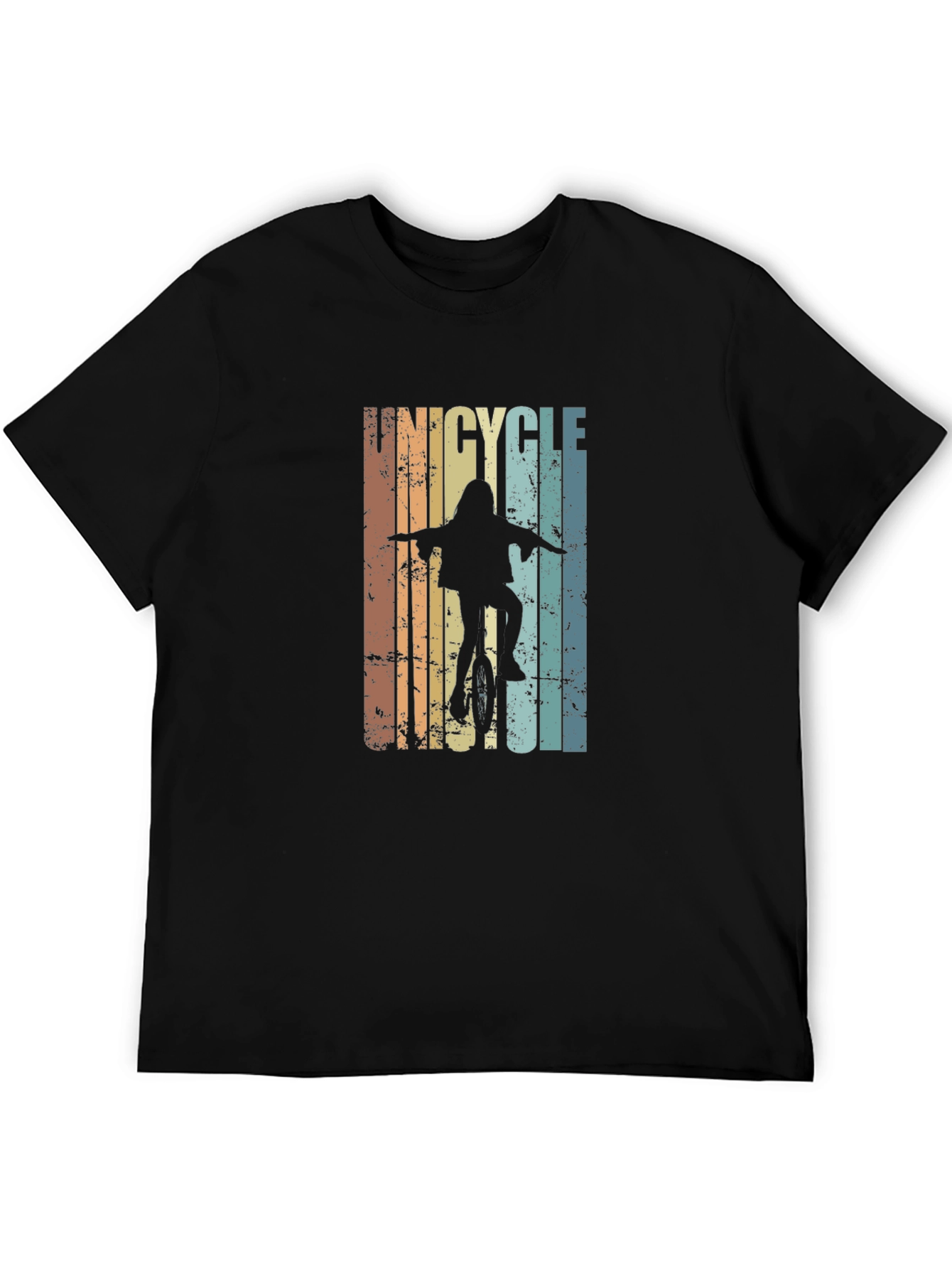 Unicycle Retro Graphic T-Shirt