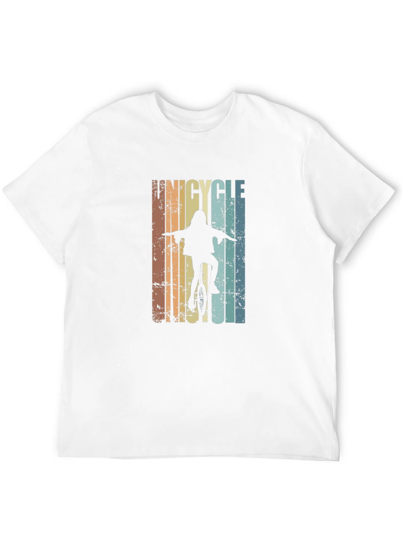 Unicycle Retro Graphic T-Shirt