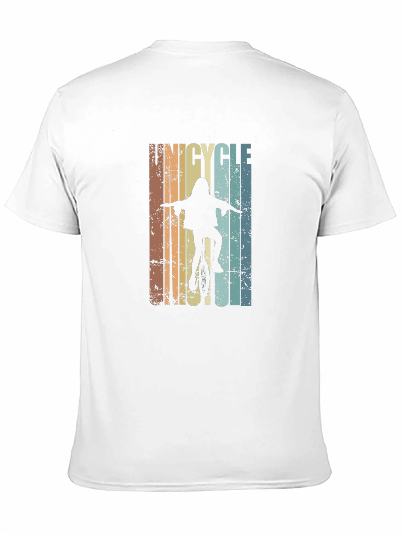 Unicycle Retro Graphic T-Shirt
