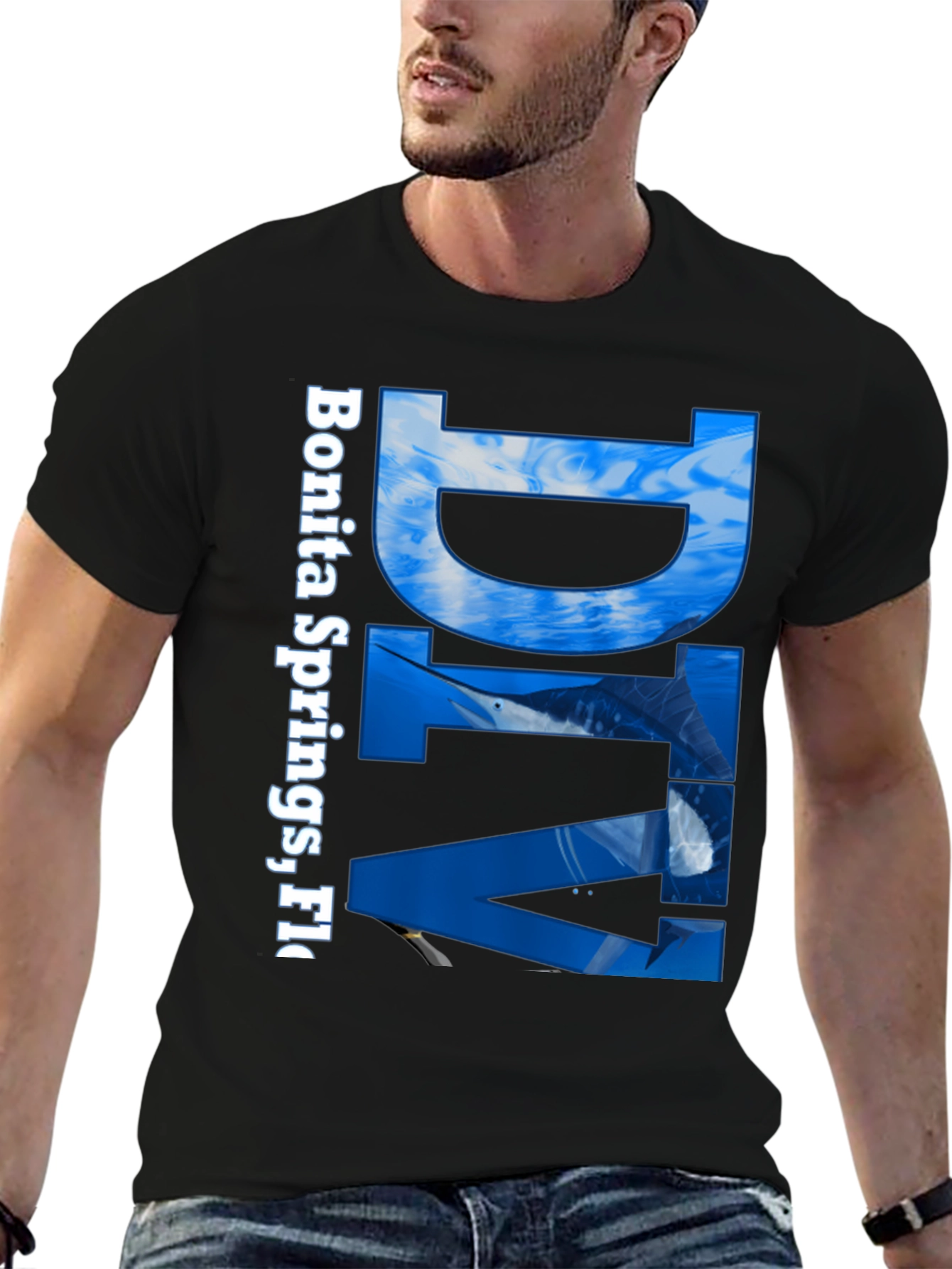 Bonita Springs FL Fishing T-Shirt - Marlin Graphic Tee