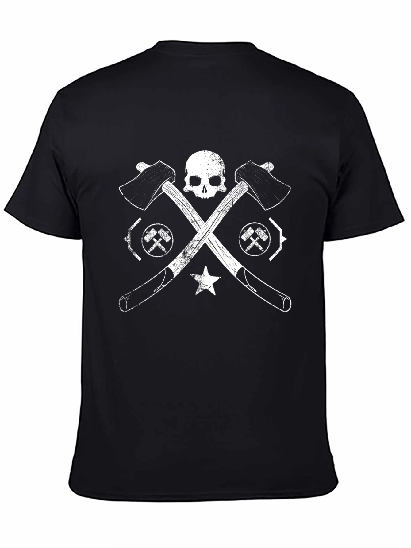 Skull & Crossed Axes Graphic T-Shirt