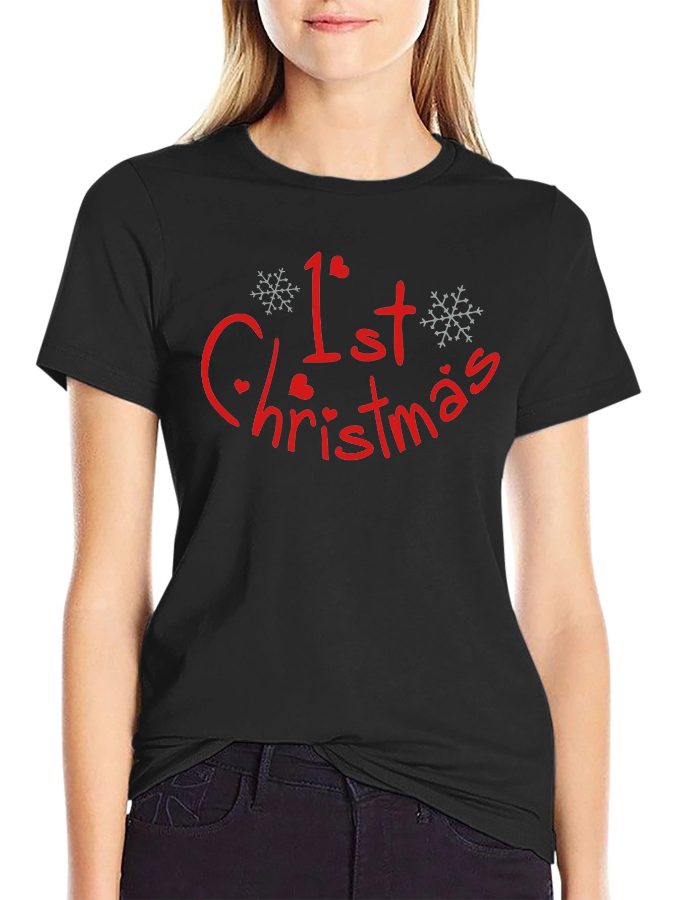 Babys First Christmas T-Shirt - Festive Holiday Apparel