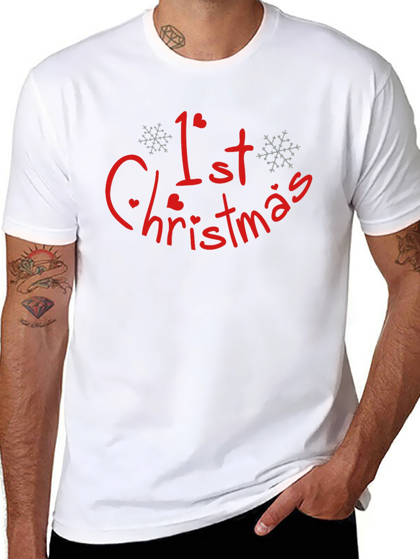 Babys First Christmas T-Shirt - Festive Holiday Apparel