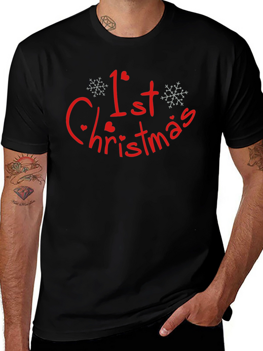 Babys First Christmas T-Shirt - Festive Holiday Apparel