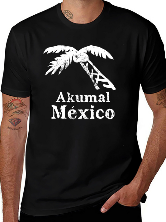 Akumal Mexico T-Shirt | Palm Tree Design