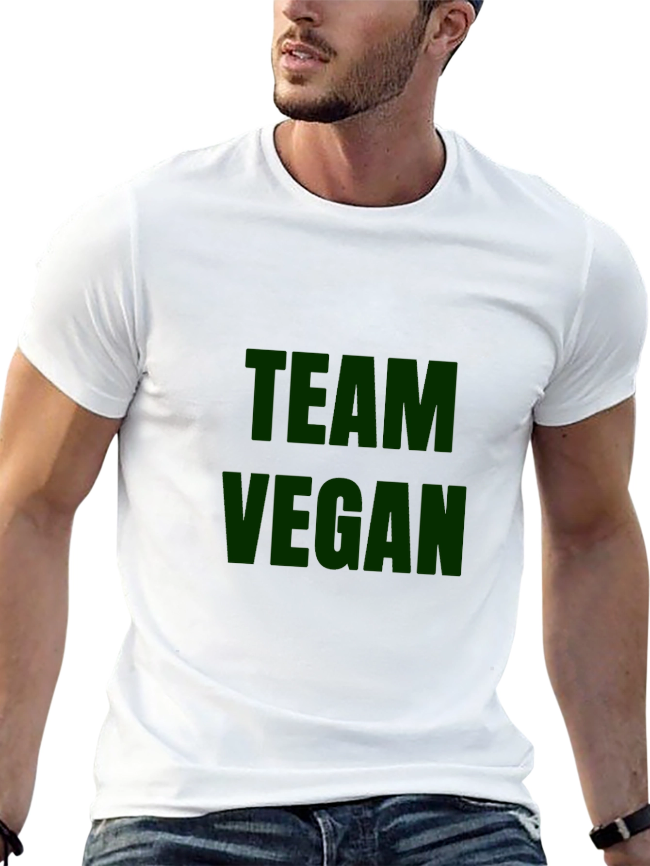 Team Vegan Graphic T-Shirt - Black