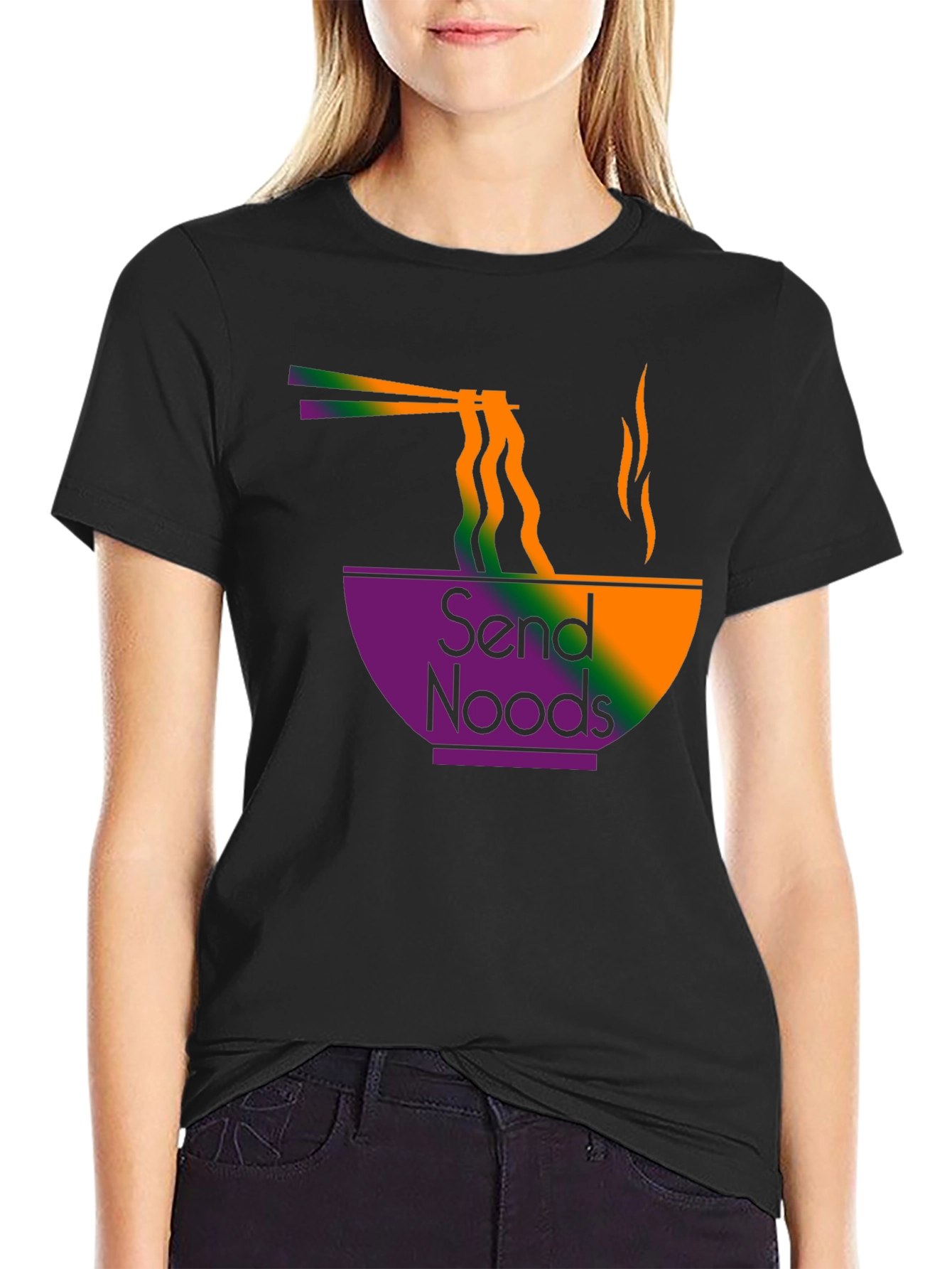 Send Noods T-Shirt - Ramen Design