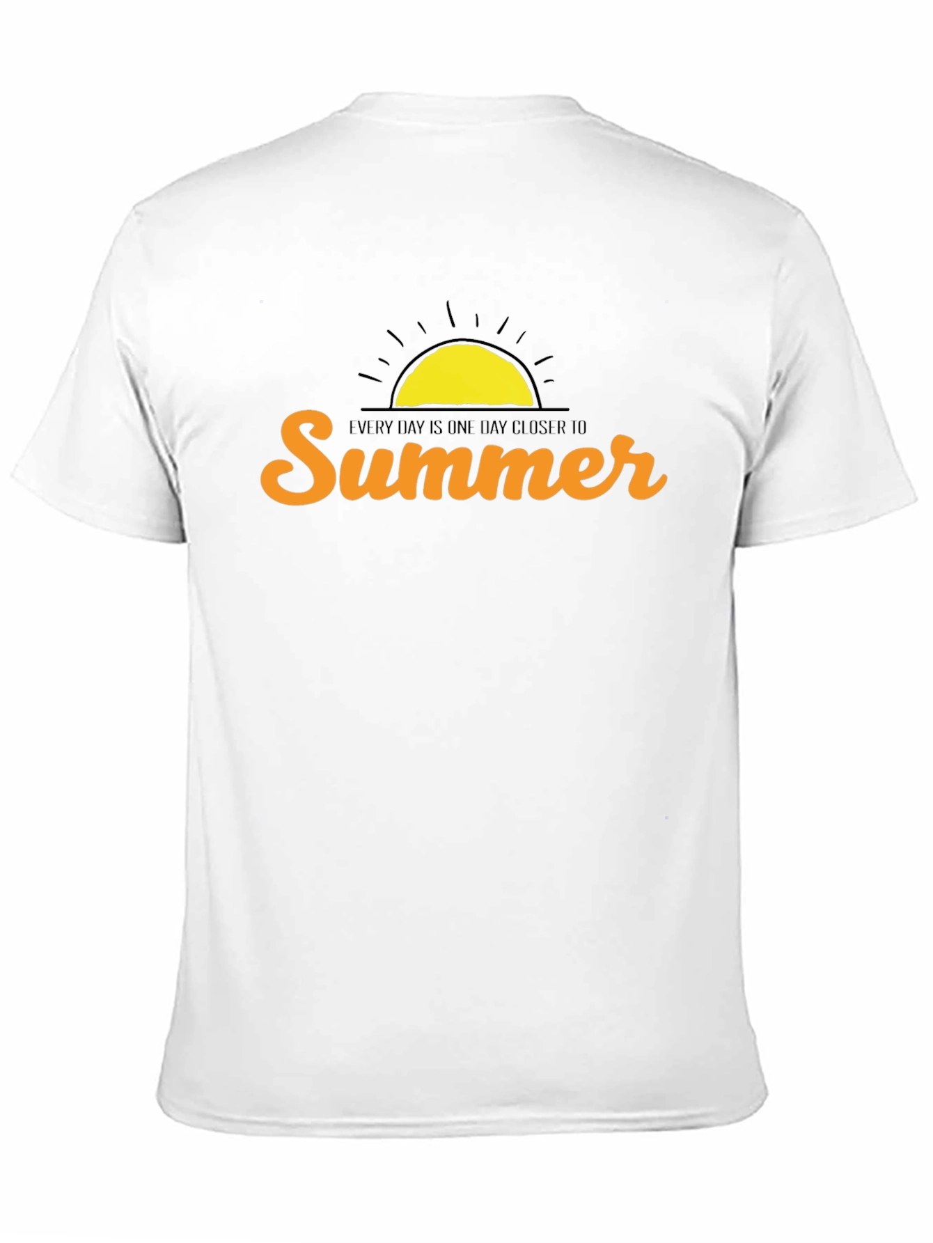 Summer Graphic Print Crew Neck T-Shirt