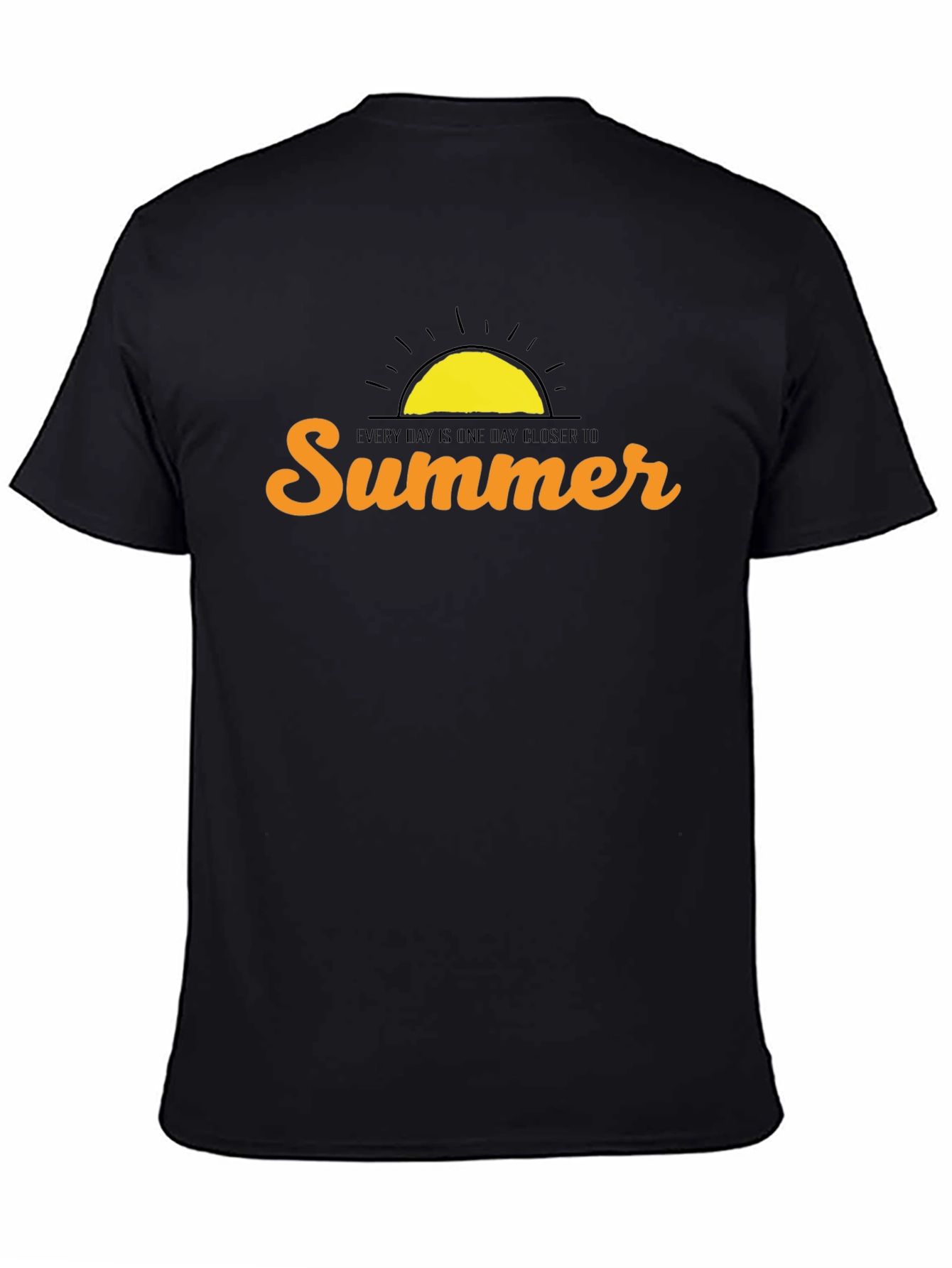 Summer Graphic Print Crew Neck T-Shirt