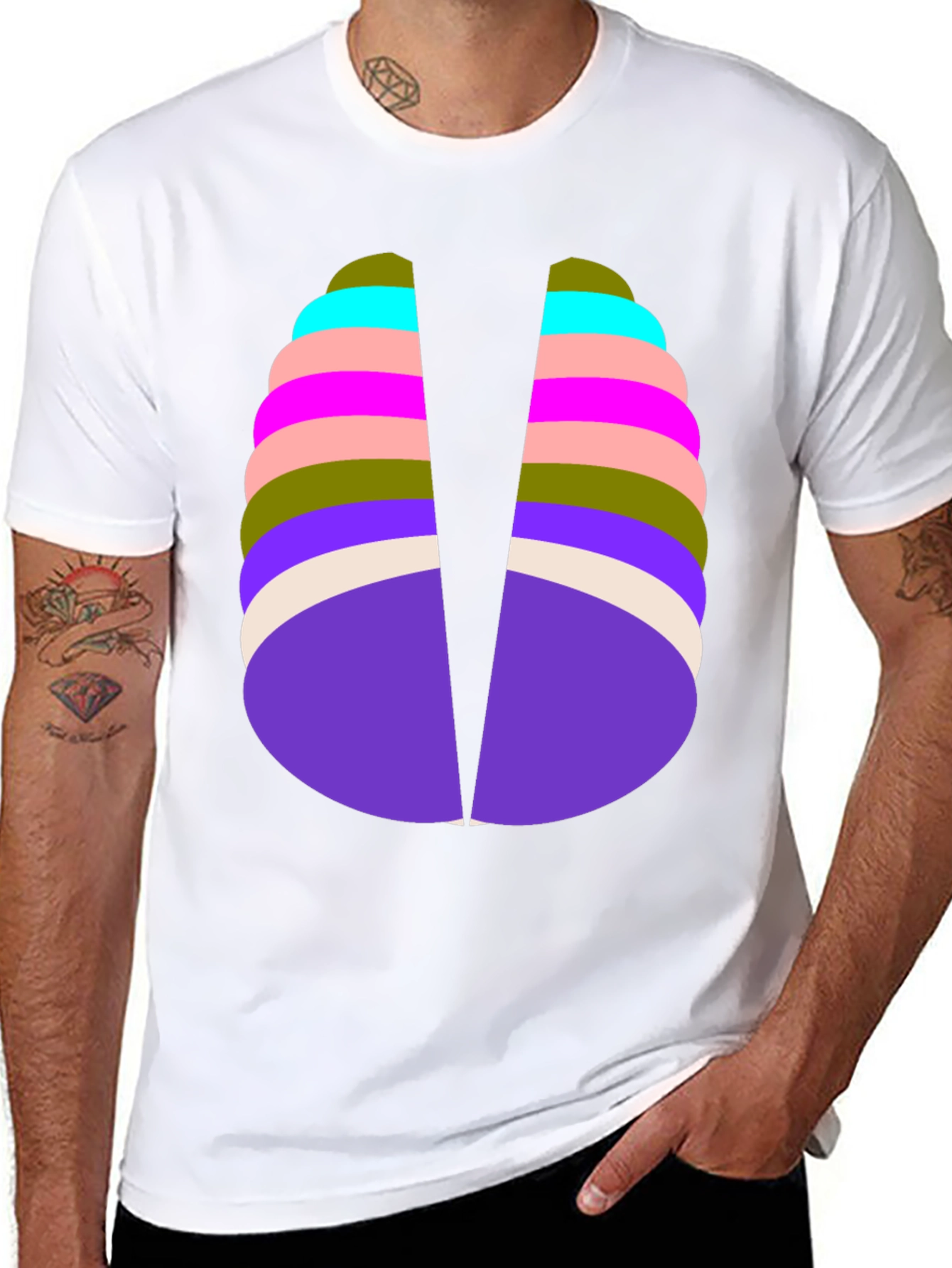Abstract Colorful T-Shirt