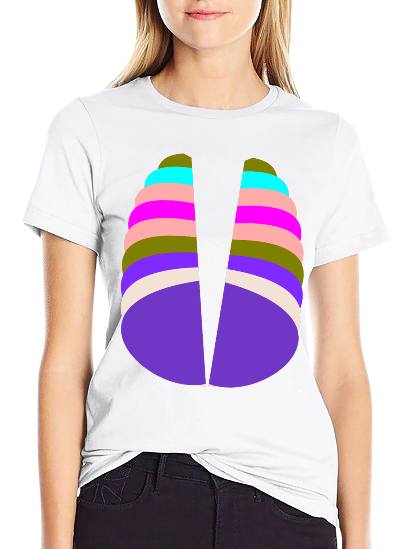Abstract Colorful T-Shirt