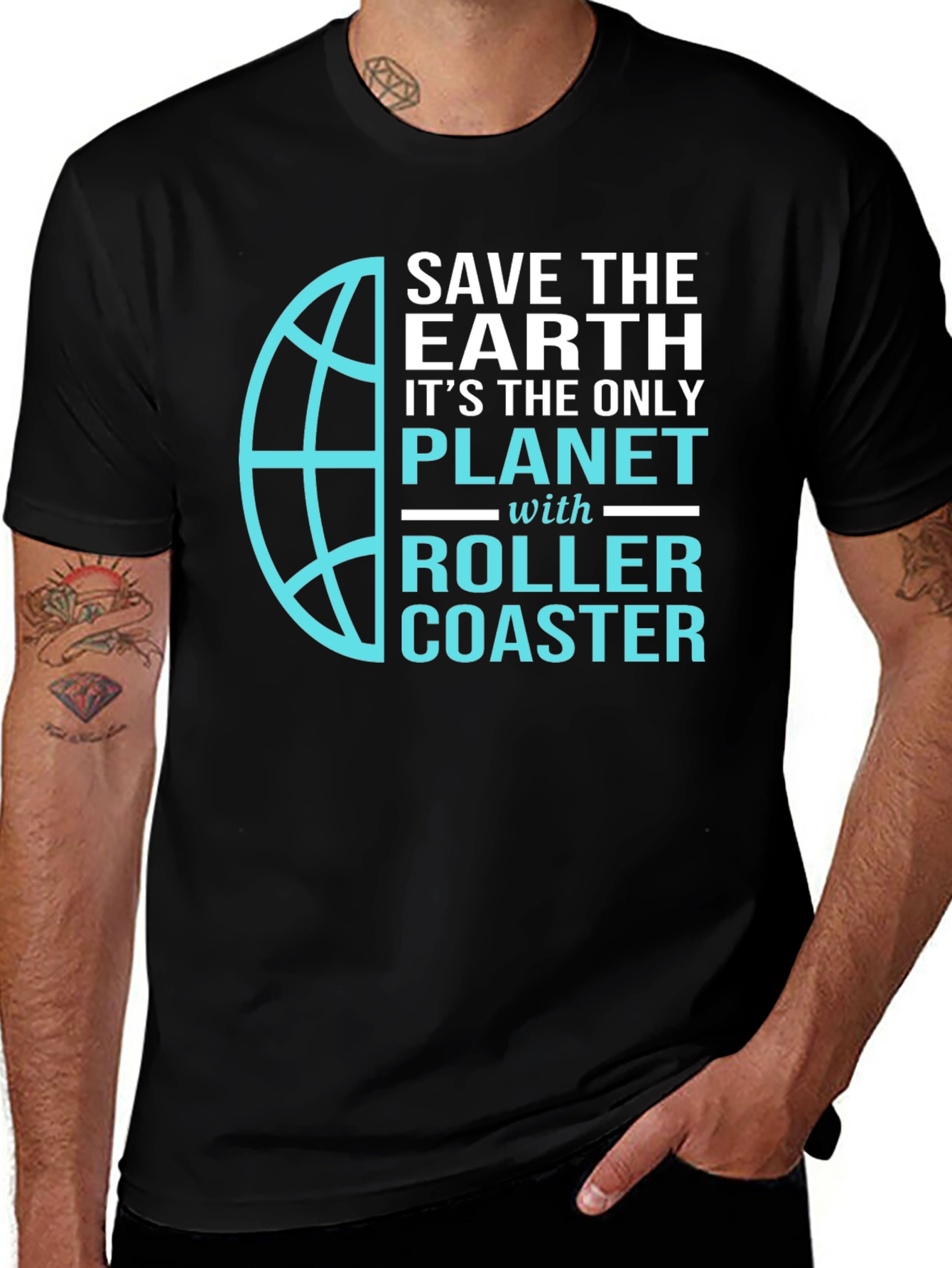 Save the Earth Roller Coaster T-Shirt