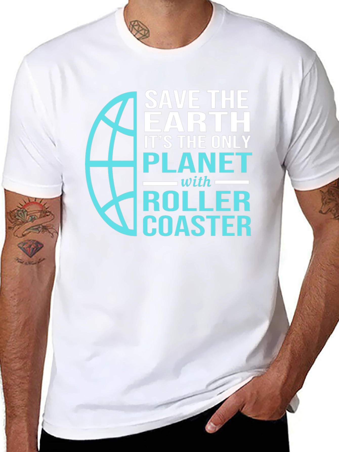 Save the Earth Roller Coaster T-Shirt