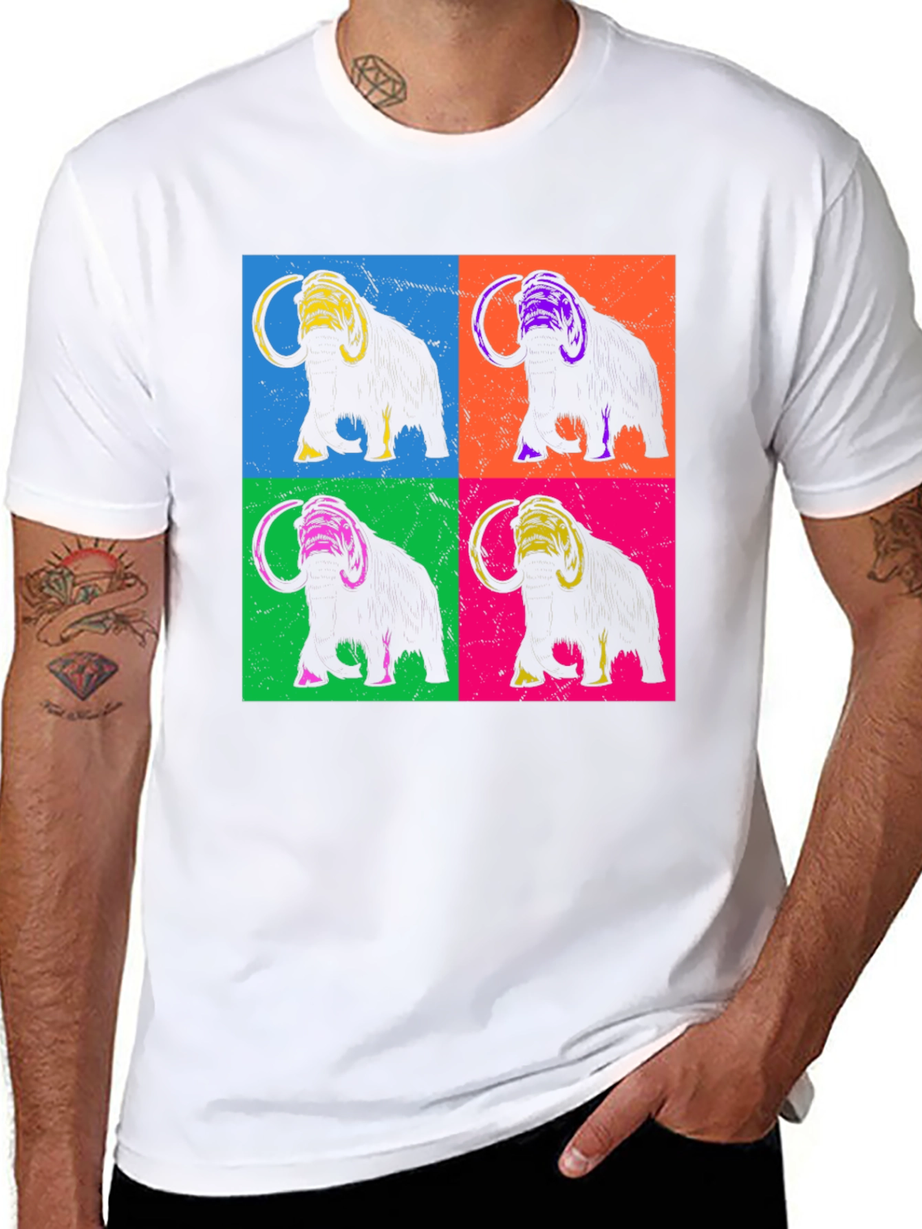 Retro Mammoth Graphic Tee