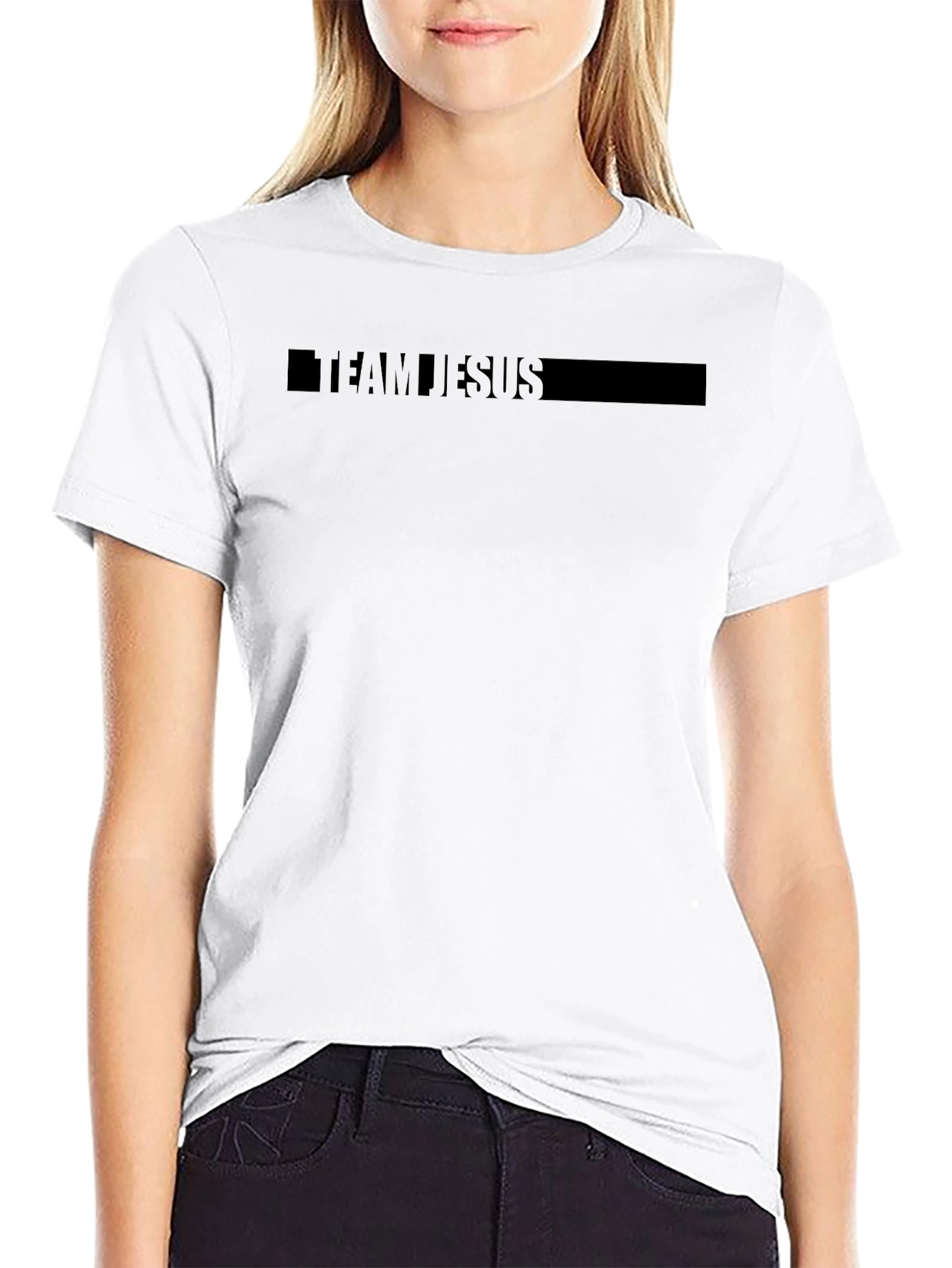 Team Jesus Black T-Shirt